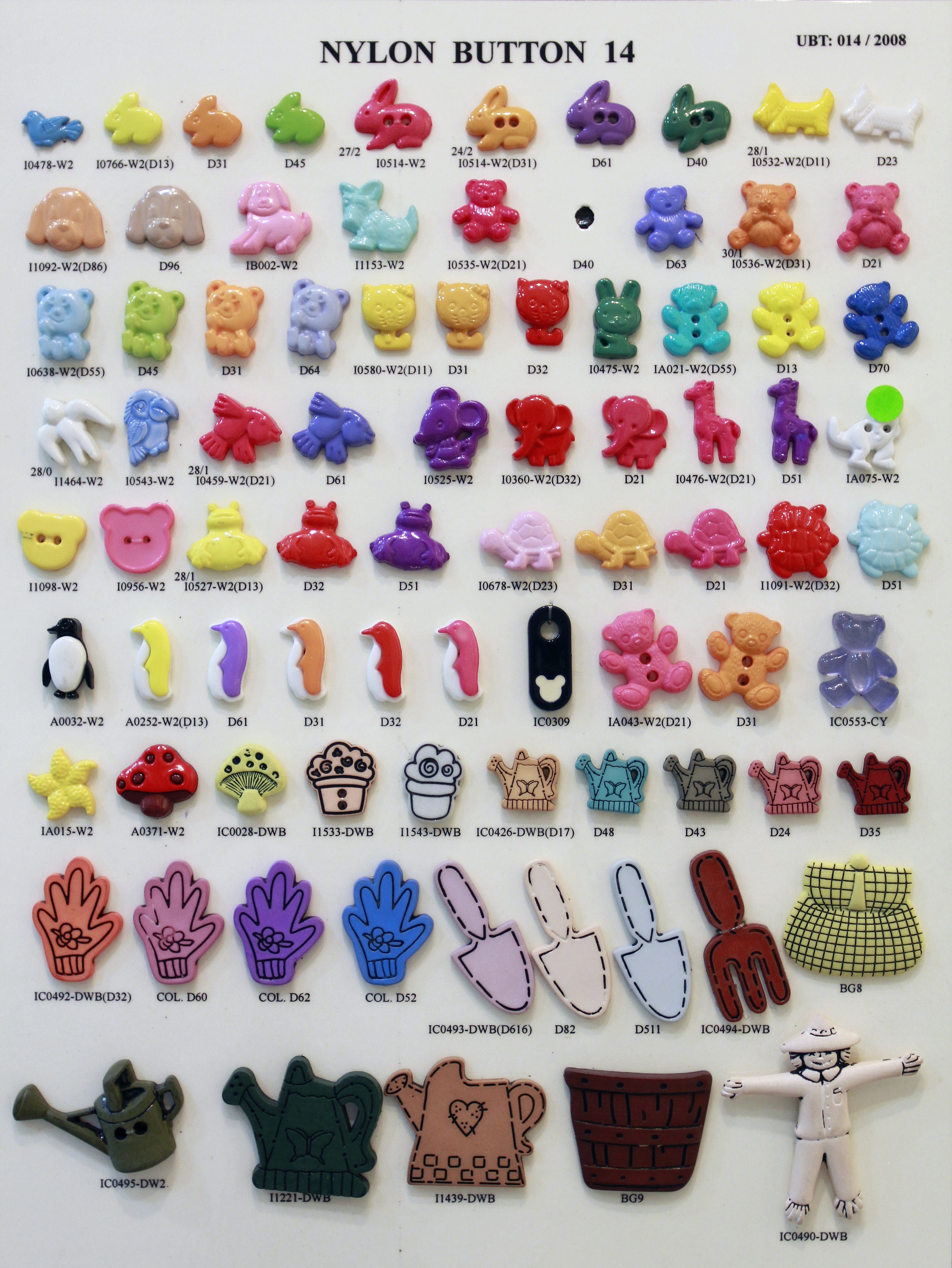 NYLON BUTTONS