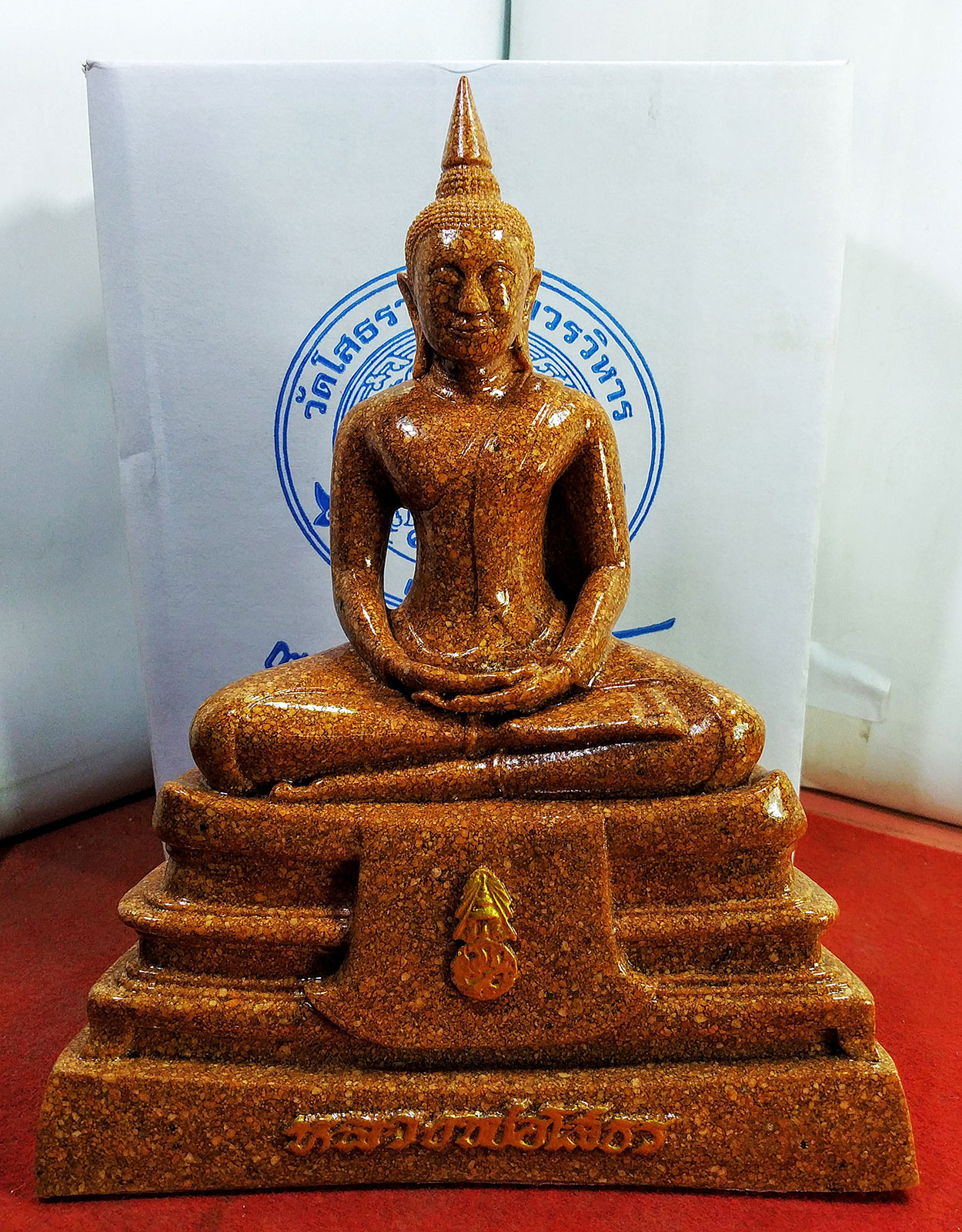 หลวงพ่อโสธร เนื้อกระเบื้องหลังคาโบสถ์ วัดโสธรฯ ฉะเชิงเทรา หน้าตัก 5 นิ้ว