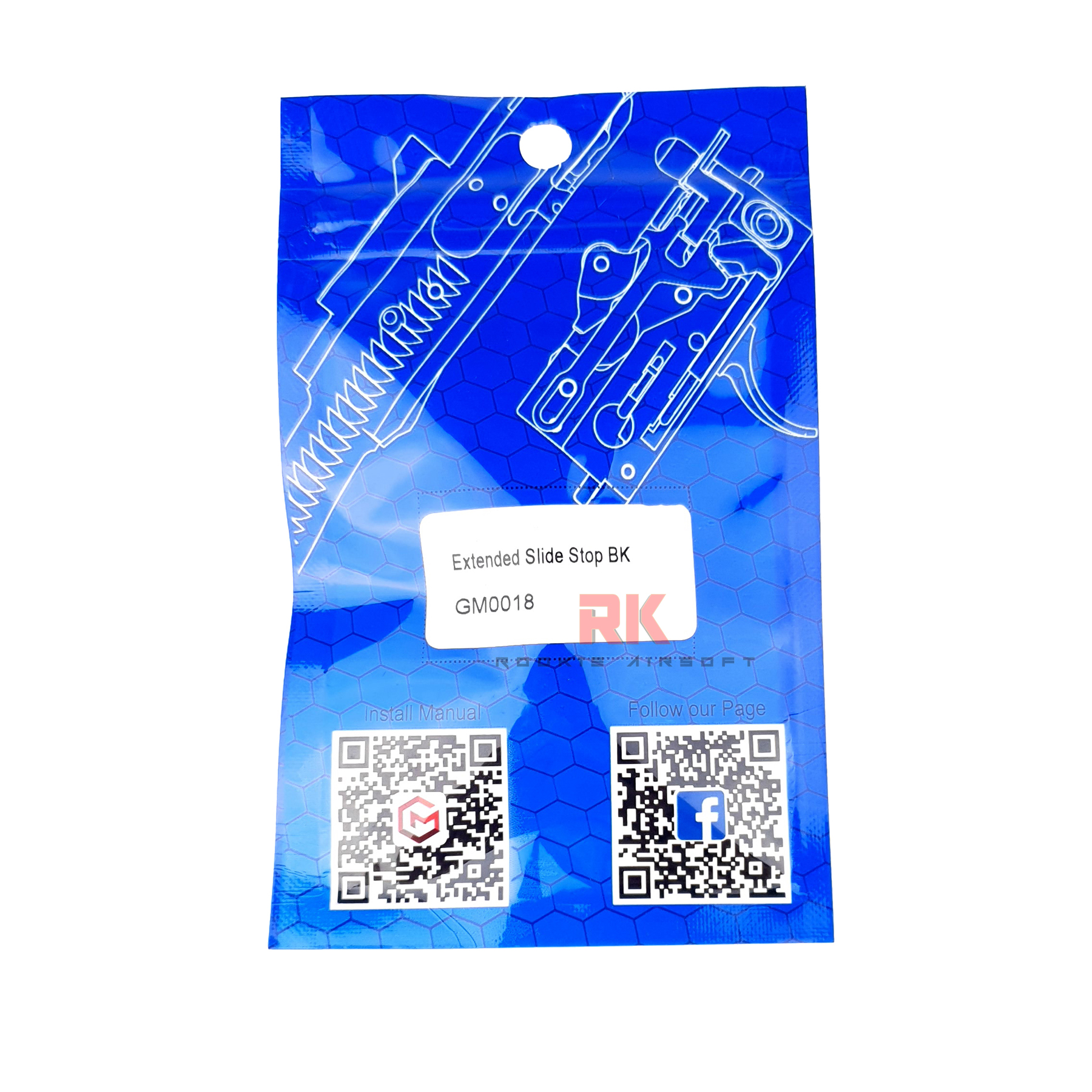 GunsModify Extended Slide Stop For TM G17 / G18C / G26 (Black)