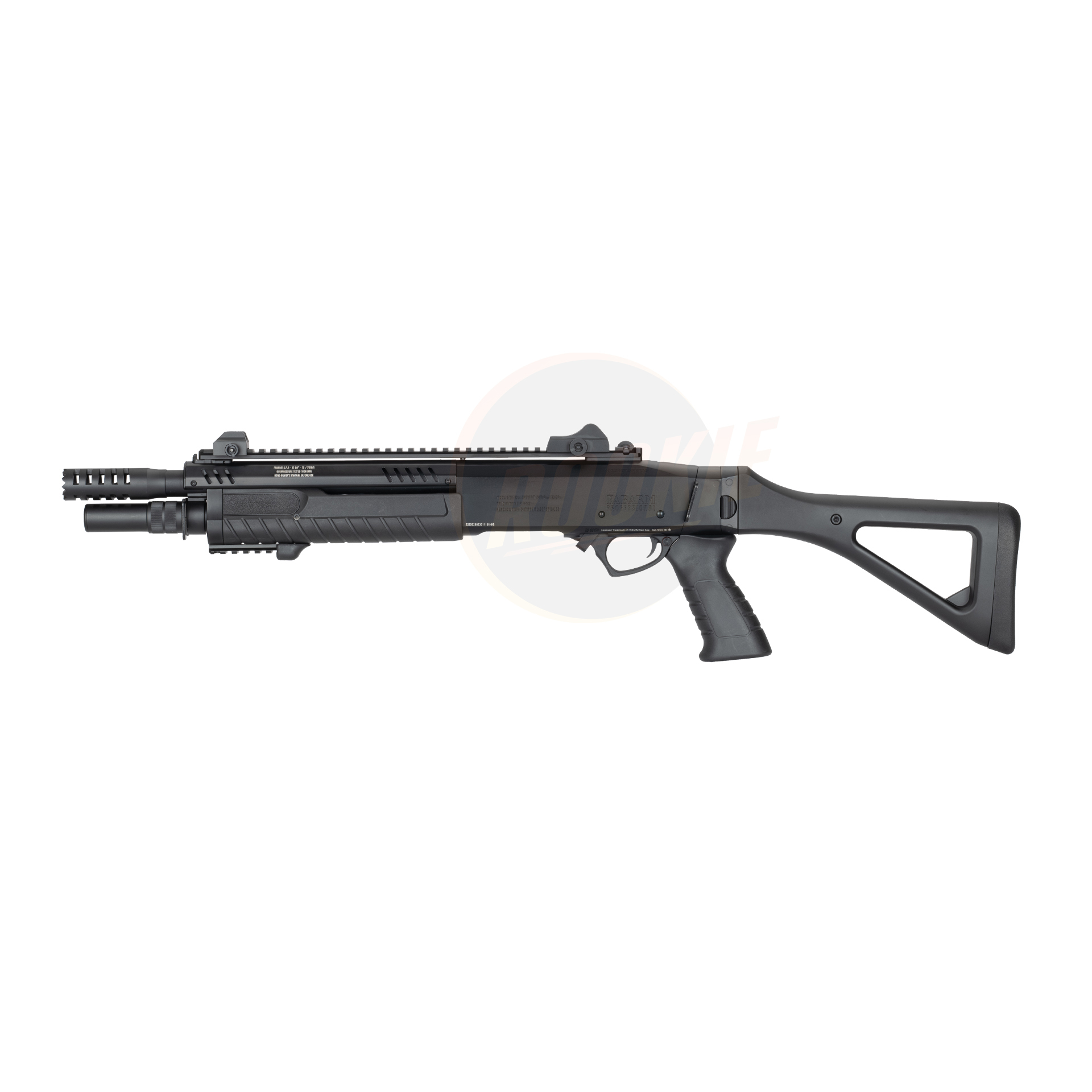 BO FABARM STF/12 Compact 11" Gas Pump Action Shotgun (Black)