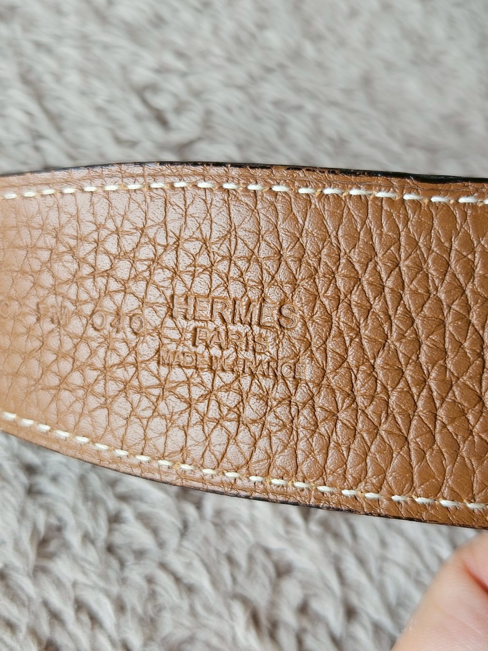 Hermes Belt หัวเงิน