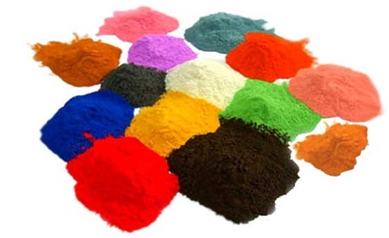 สีฝุ่น สีน้ำเงิน