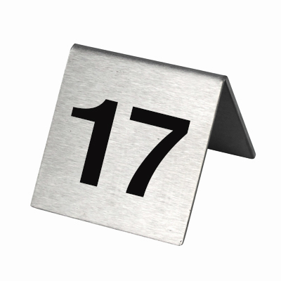 Number sign 1-20 1617-015