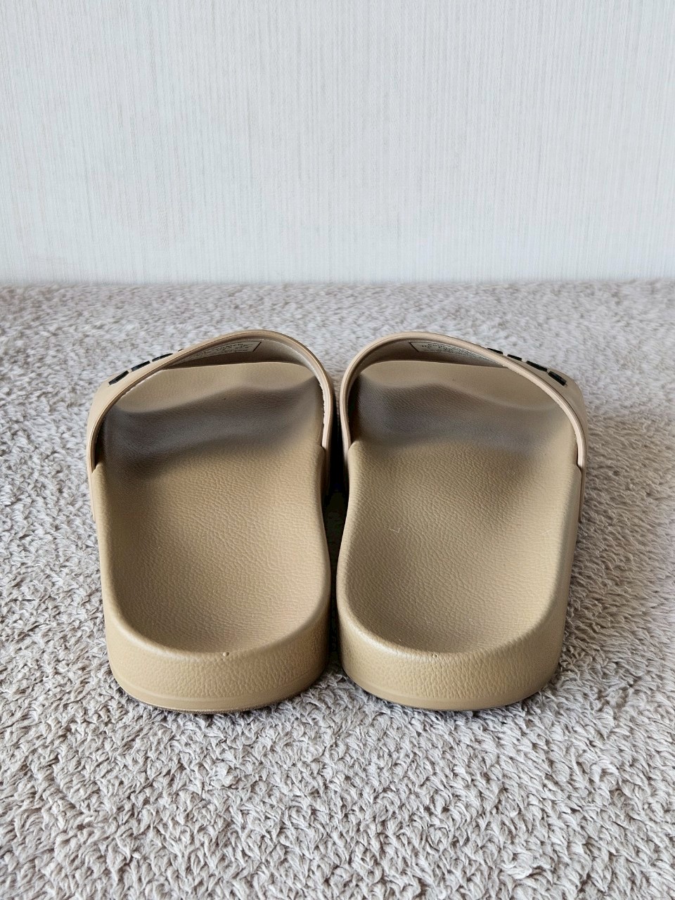 Balenciaga Pool Slides With Logo สีน้ำตาล