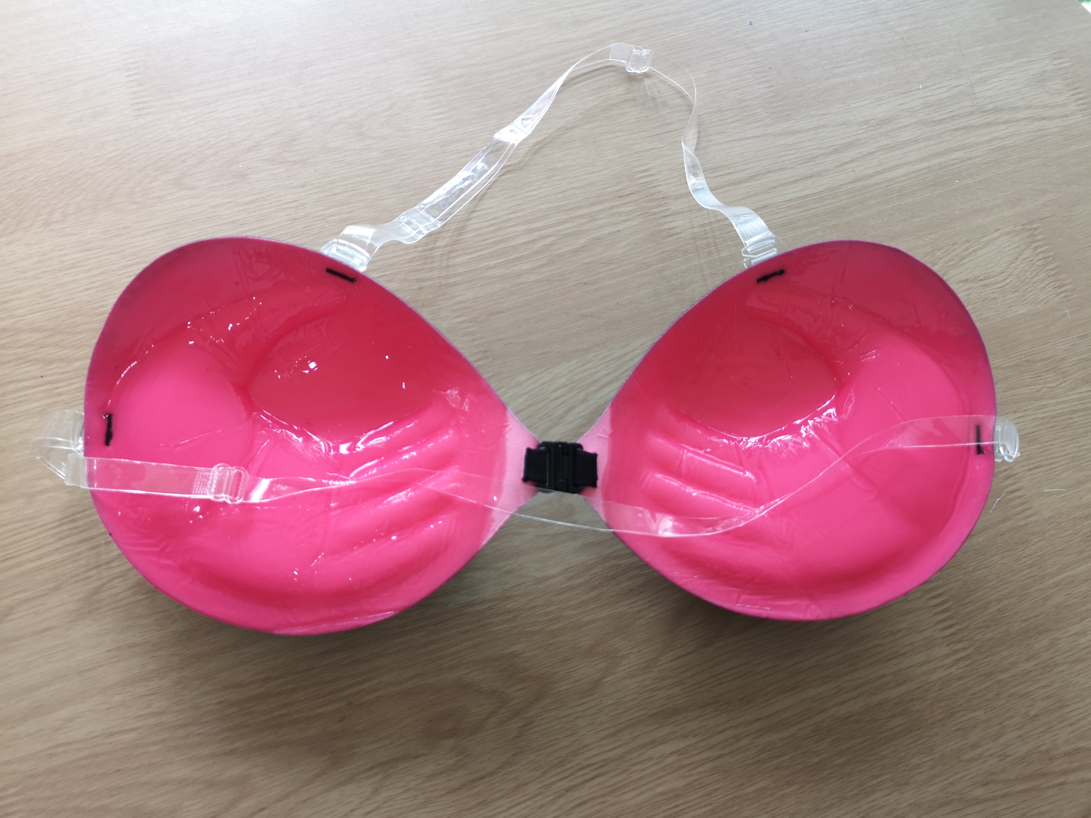 บราภูเขาไฟ สีครีม บราเสริมหน้าอก หนากว่าบราอื่น 2เท่า เพิ่ม 2คัพ