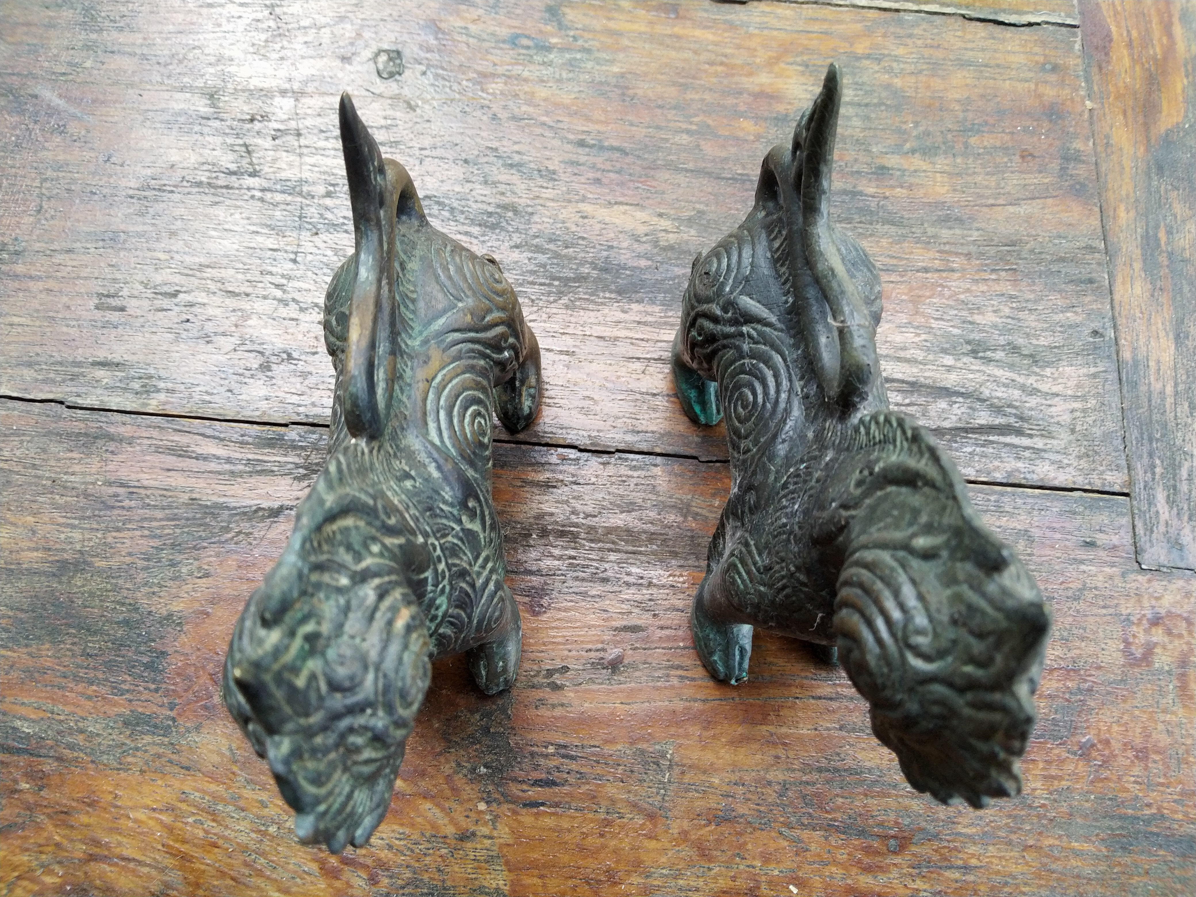 สิงห์คู่ มหามงคล หลวงพ่อแสวง กำแพงเพชร เนื้อโลหะสำริด