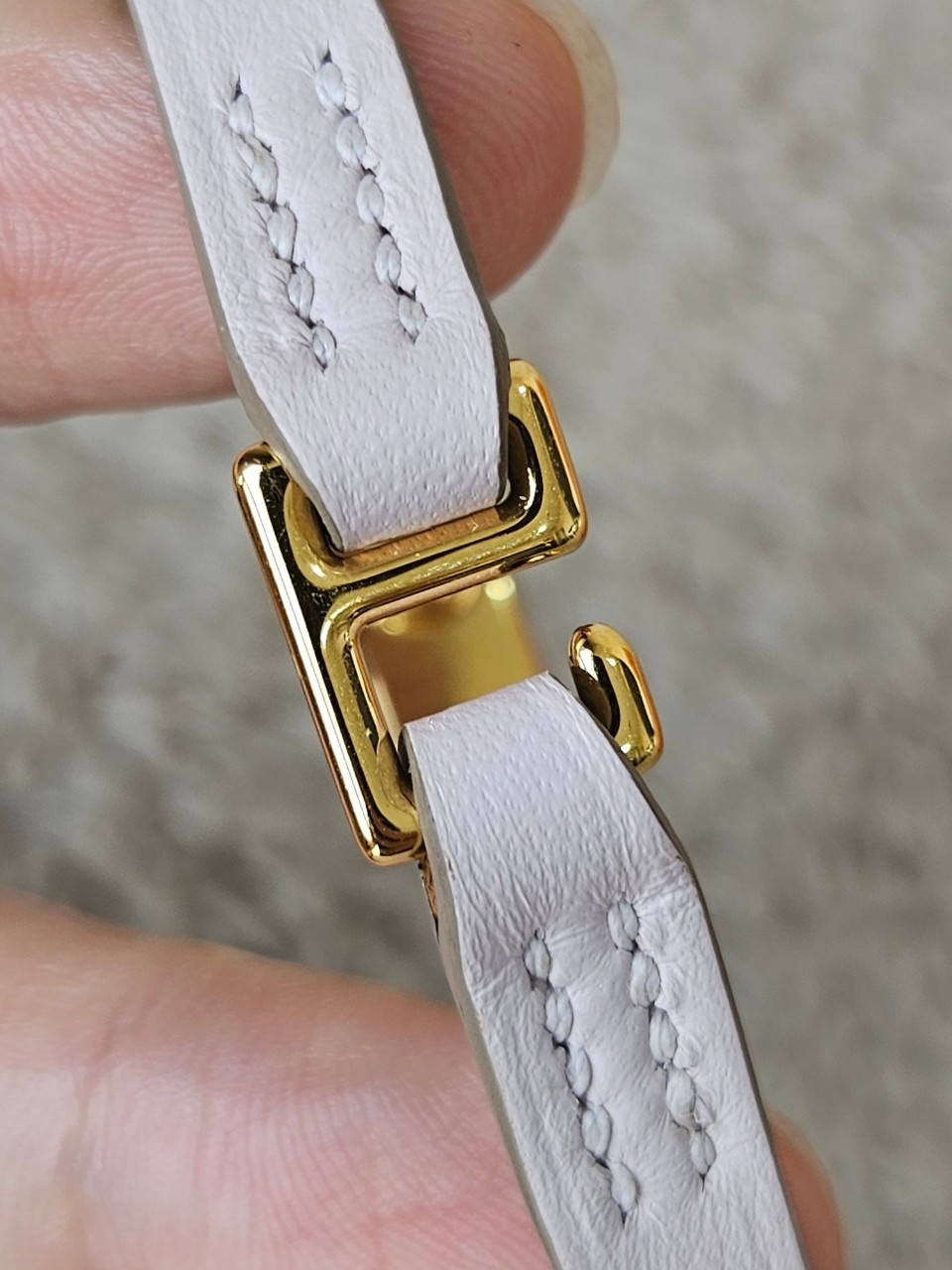 Hermes Rivale Mini Bracelet สี Mauve pale(ม่วง)