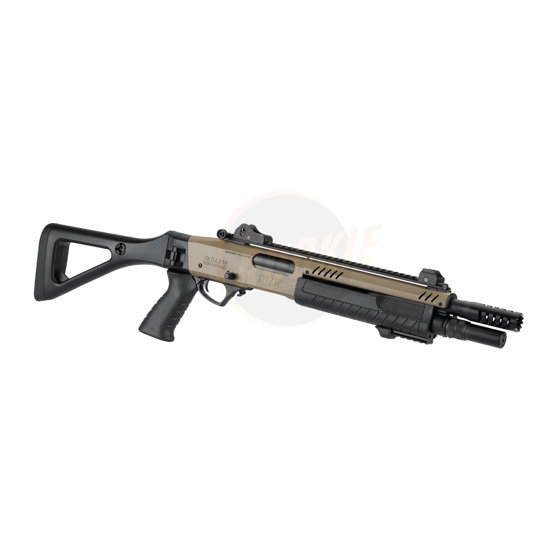 BO FABARM STF/12 Compact 11" Gas Pump Action Shotgun (FDE)