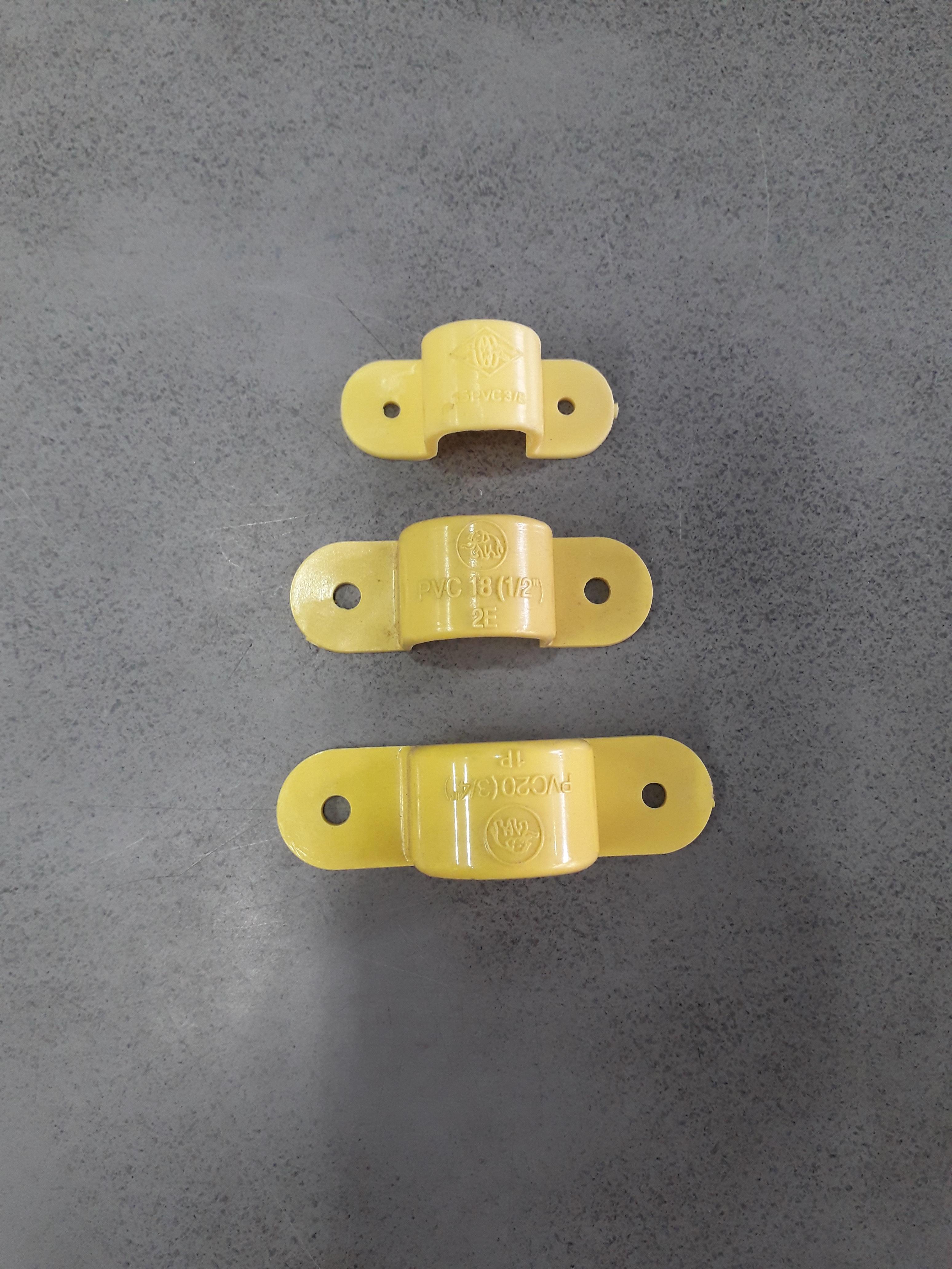 กิ๊ปจับท่อ, แคล๊มป์จับท่อ ร้อยสายสีเหลือง ตราช้าง