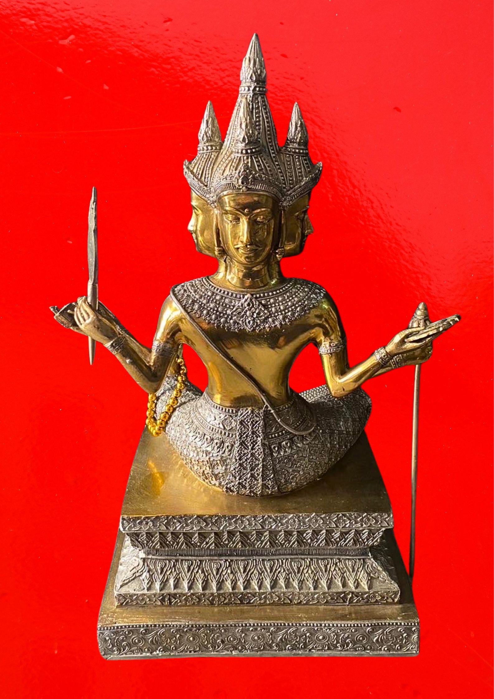 พระพรหม สี่หน้า หน้าตัก9นิ้ว เนื้อ 2 กษัตริย์