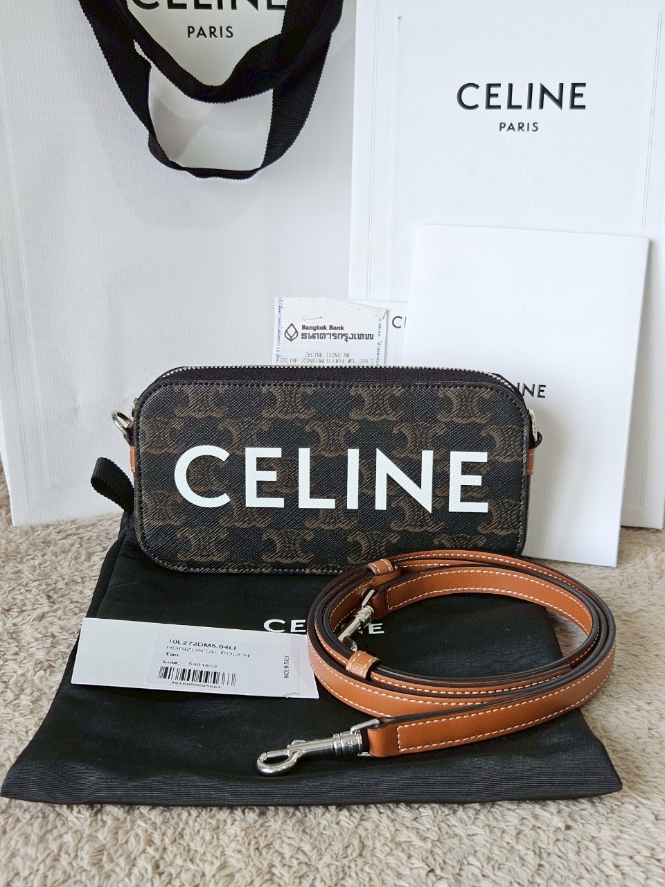 Celine Horizontal Pouch with strap