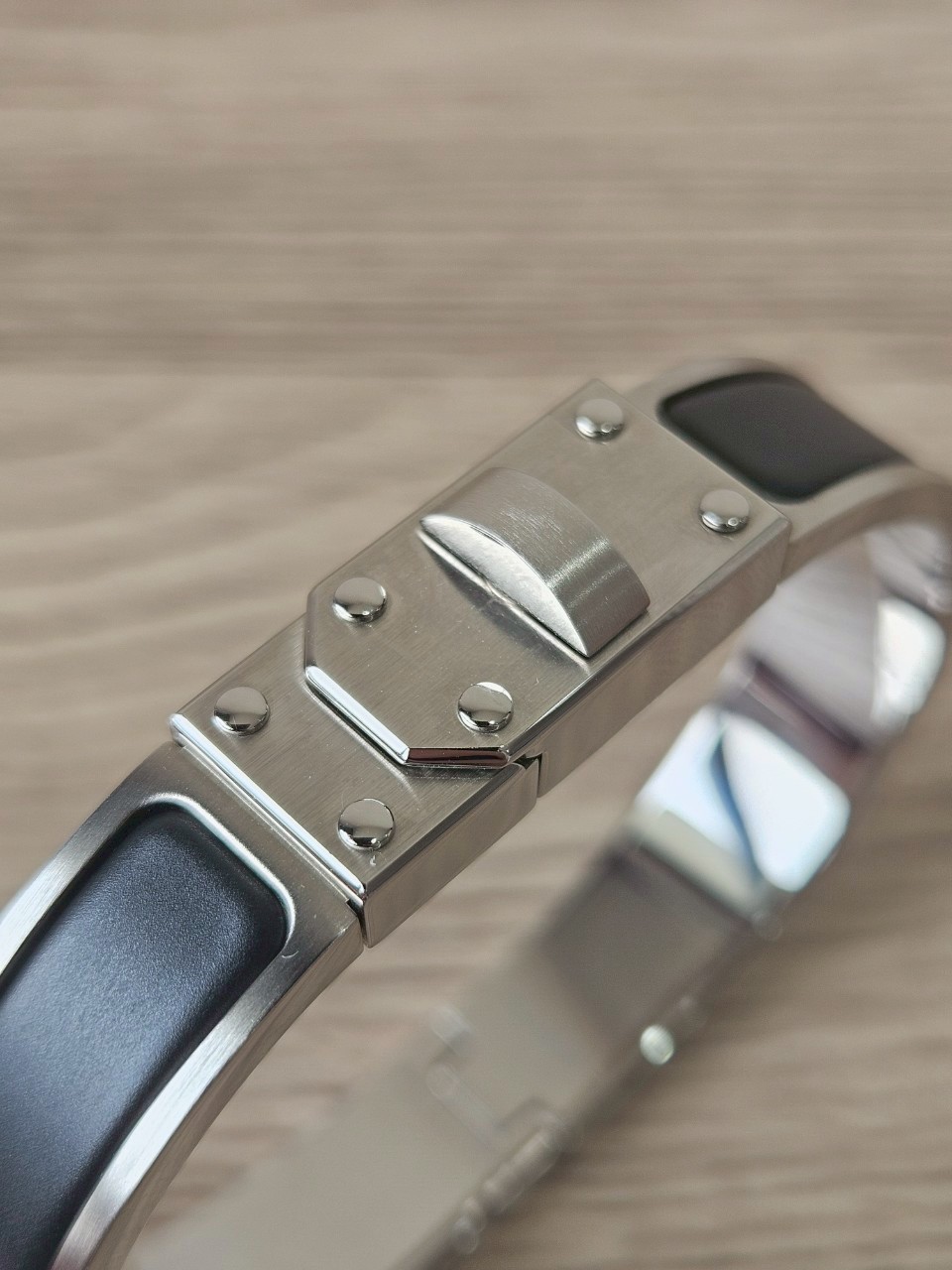 Hermes Clic Kelly bracelet PM ดำ/เงิน