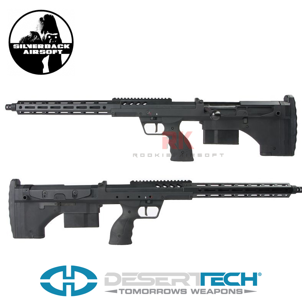 Silverback SRS A2 / M2 22 inch Barrel Bolt Action Rifle (Black)