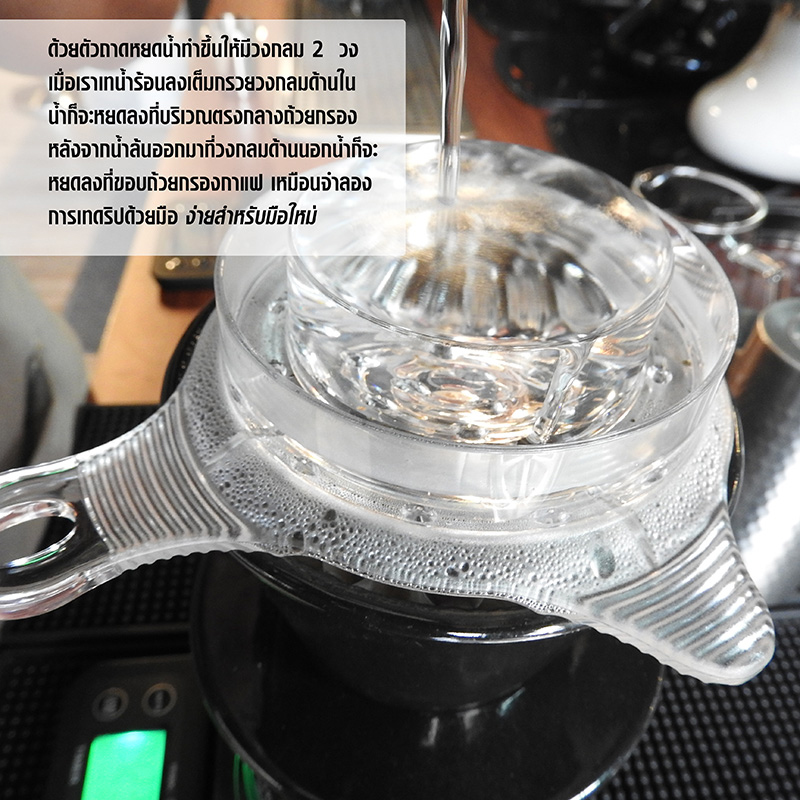 Helper Pour over tray-Water distribution tray- 33 holes