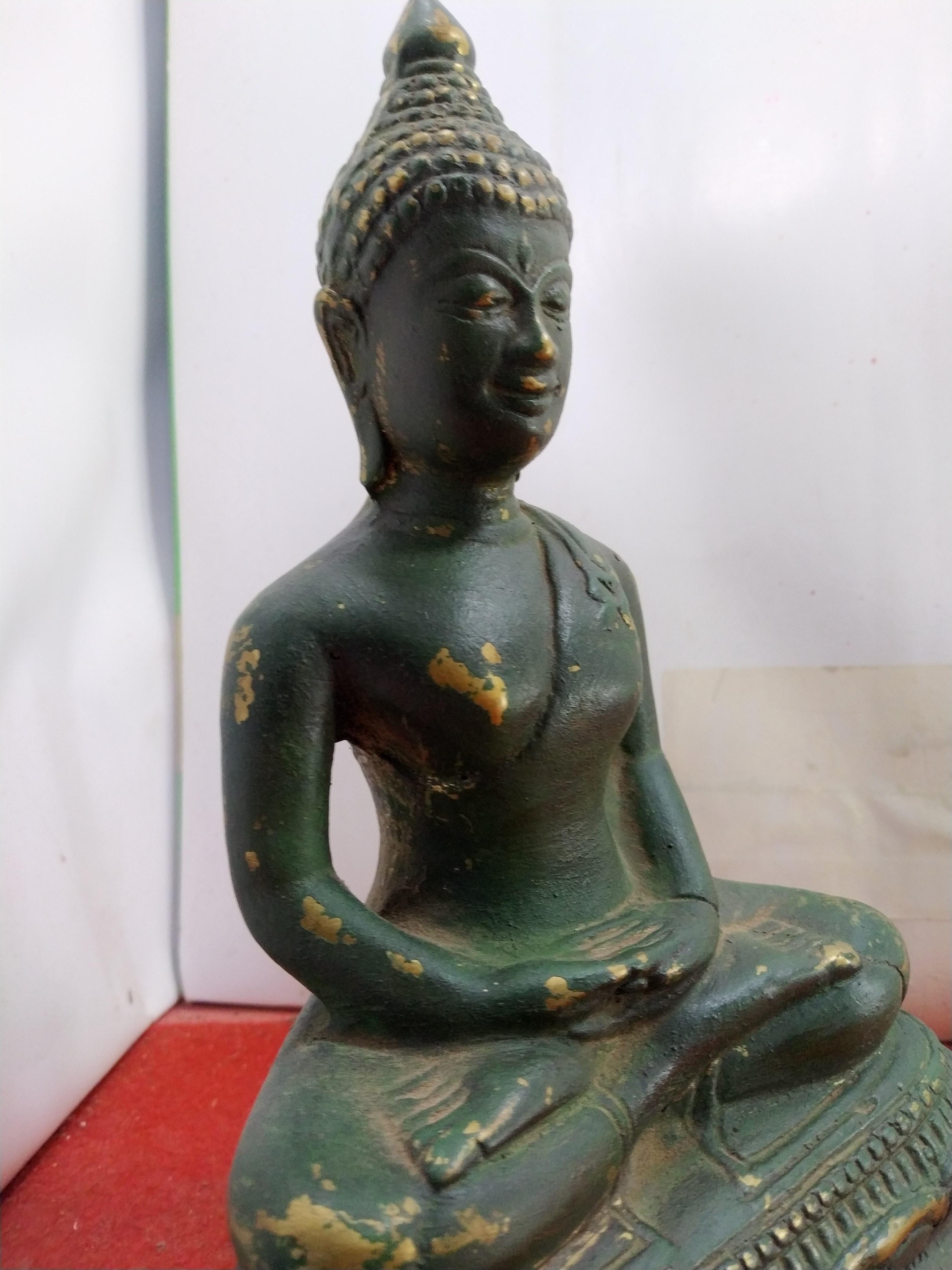 พระเชียงแสน สิงค์1 ขัดสมาธิเพชร หน้าตั 5นิ้ว