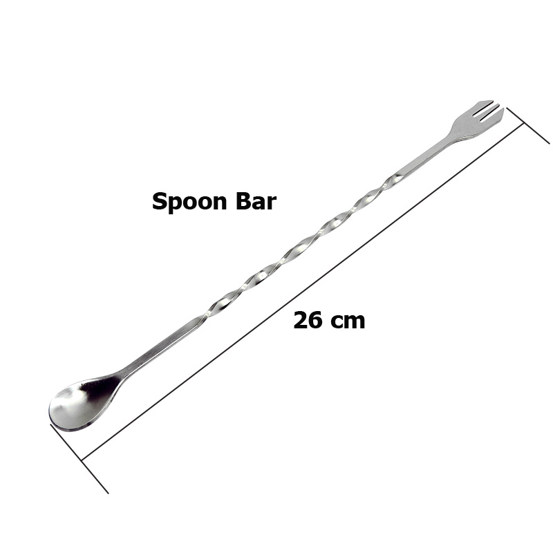 ช้อนบาร์ ปลายส้อม ยาว 26 cm.1630-015