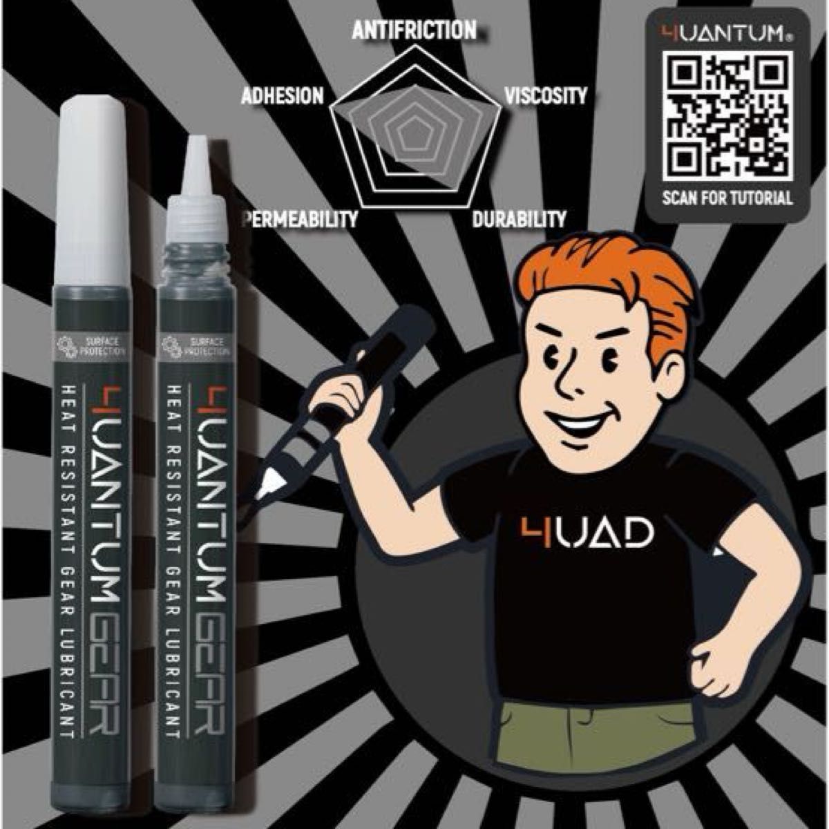 4UANTUM GEAR Heat Resistant Gear Lubricant