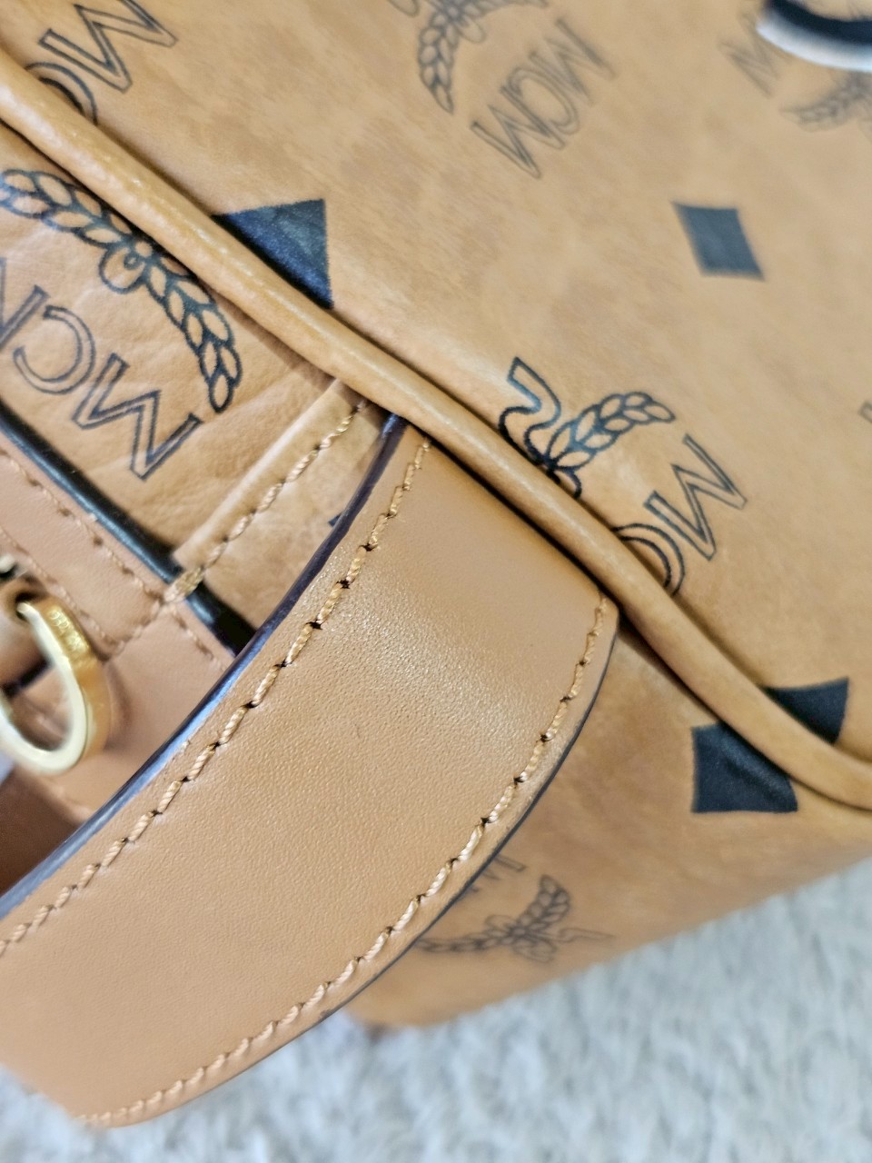 MCM Geo Laurel Wash Bag
