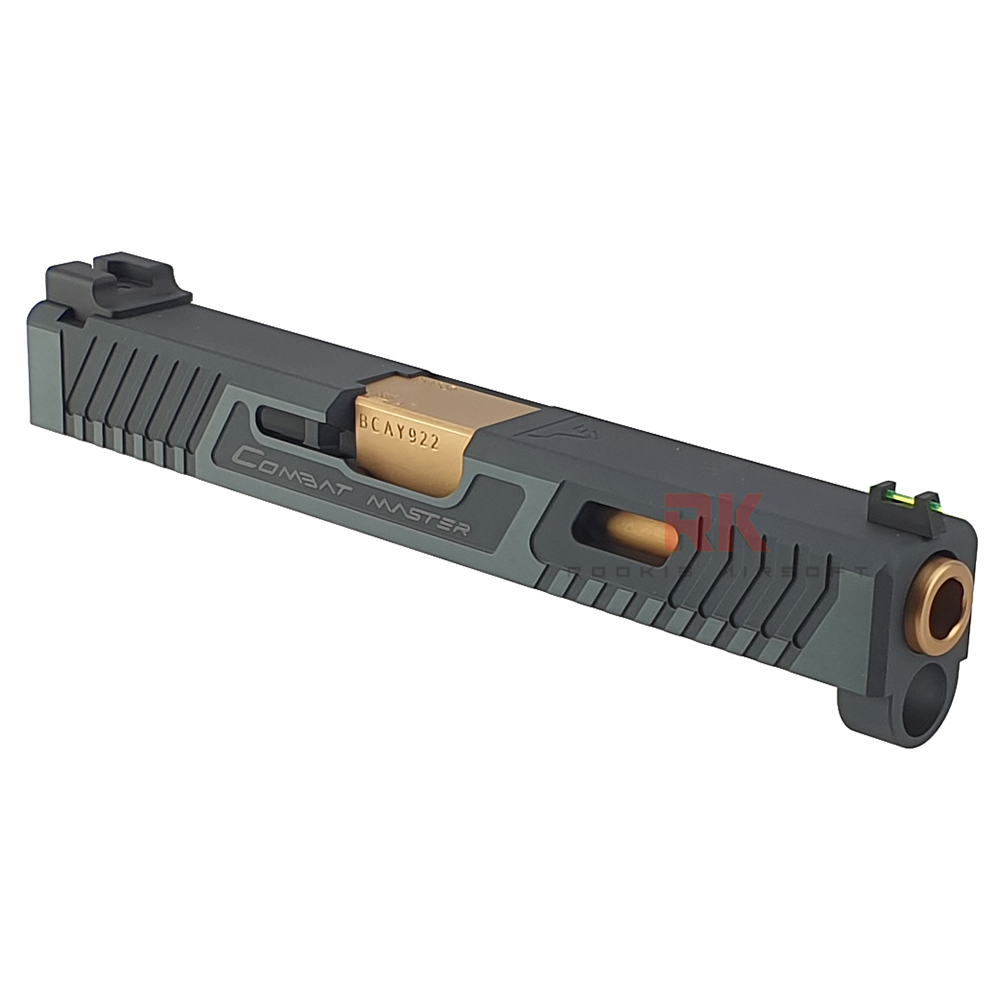 NOVA CNC Aluminum TTI G17 Slide Set for Marui G17 Gen4 (Shiny Black)