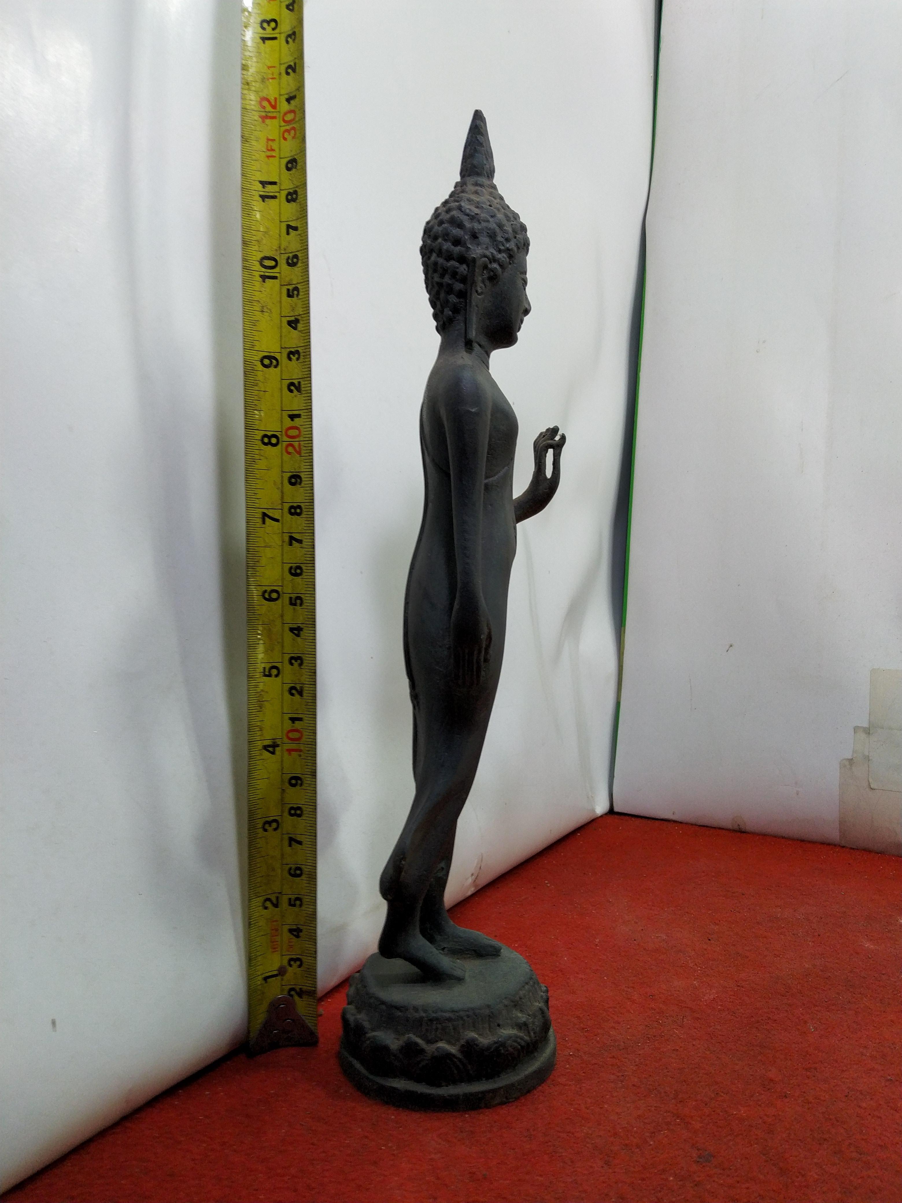 พระพุทธ ปางลีลา สูง 13 นิ้ว เนื้อสำริด