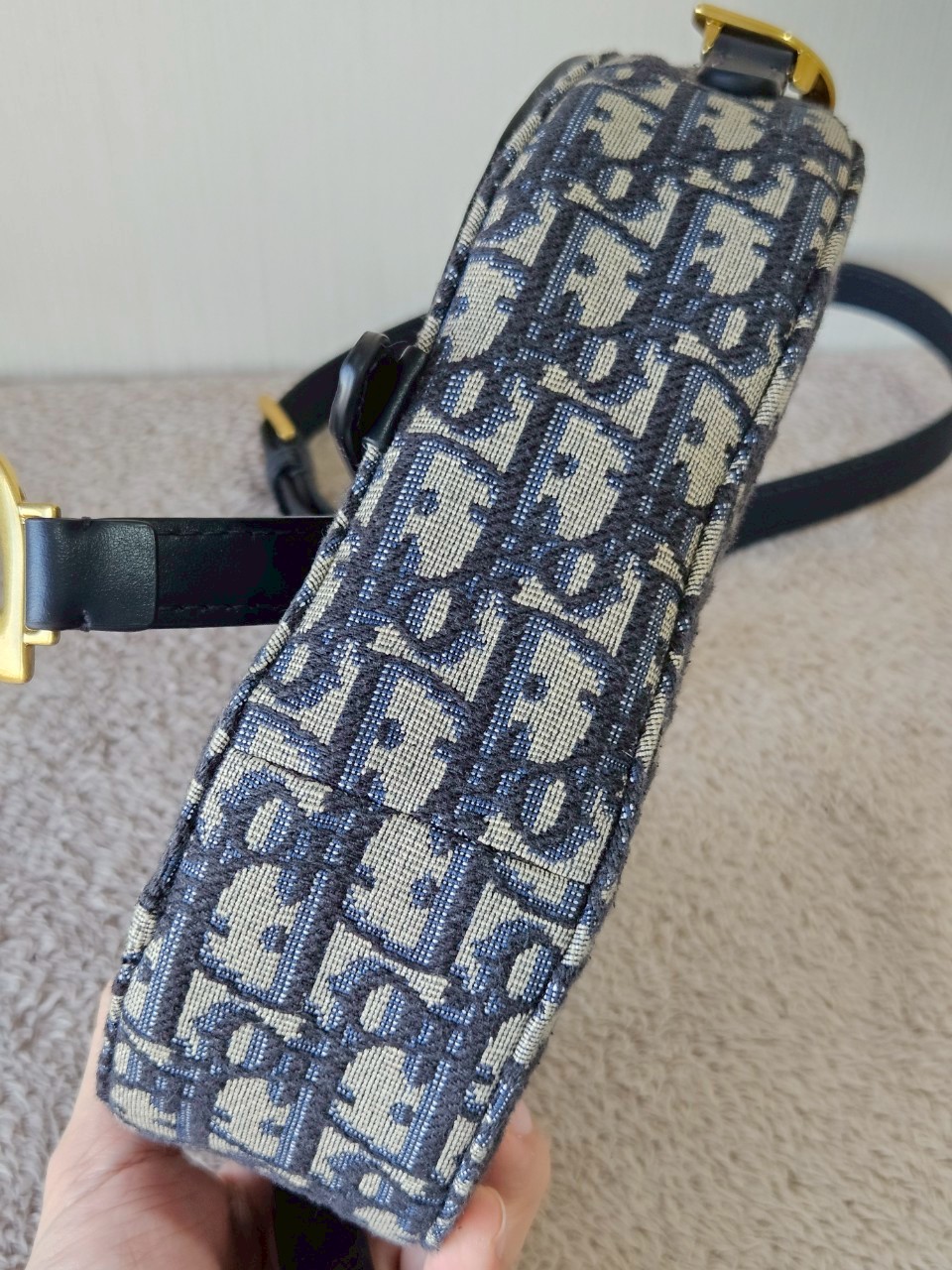 Dior Mini Soft Saddle Bag with Strap