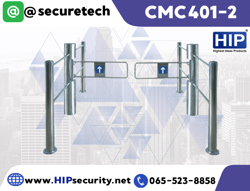 HIP ระบบประตูโรงงาน Turnstile รุ่น CMC401-2