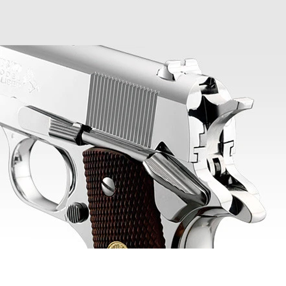 Tokyo Marui M1911 Colt Government Mark IV Series 70 GBB - Nickel Finish