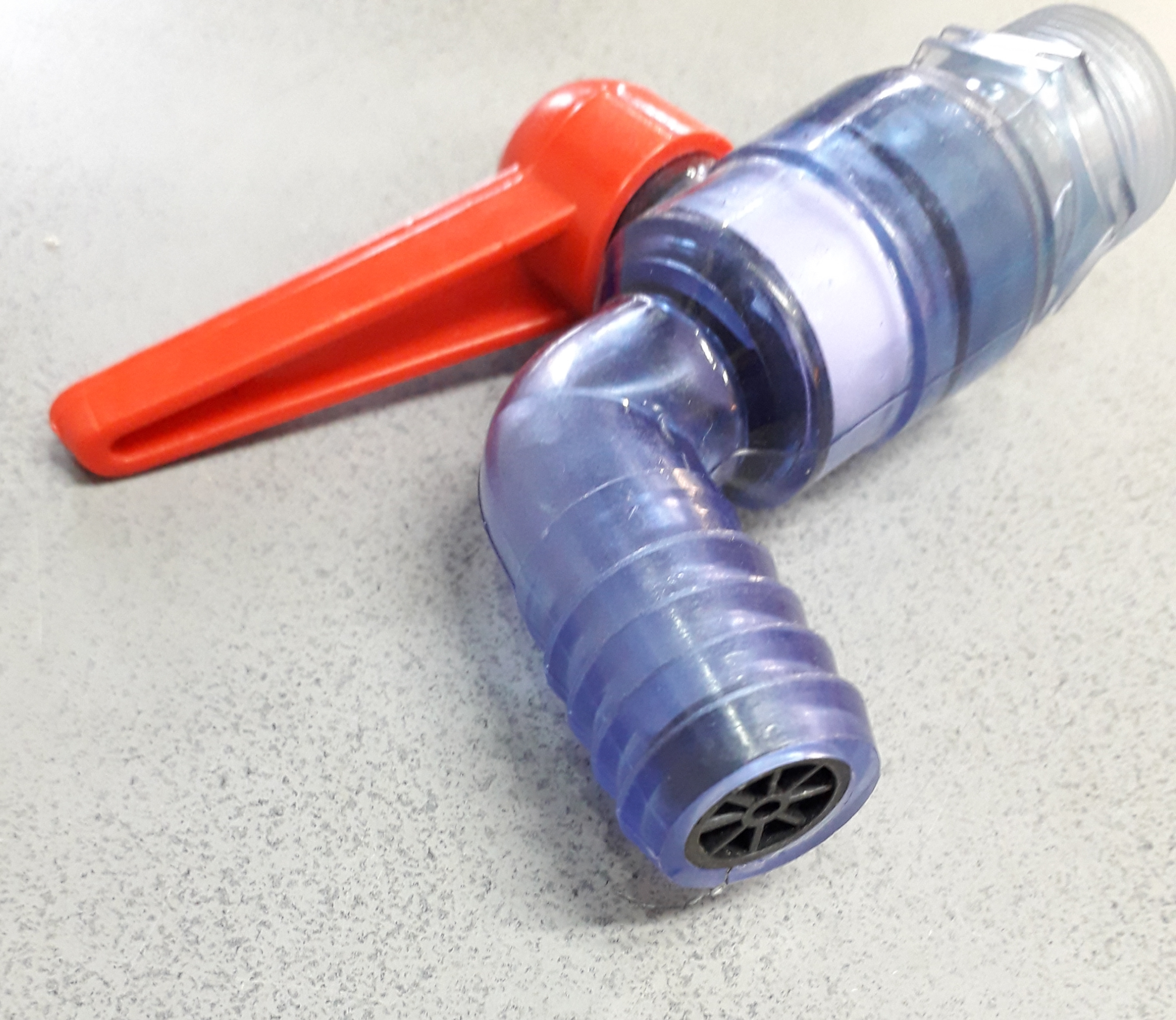 ก๊อกบอลปากสนาม PVC ใส