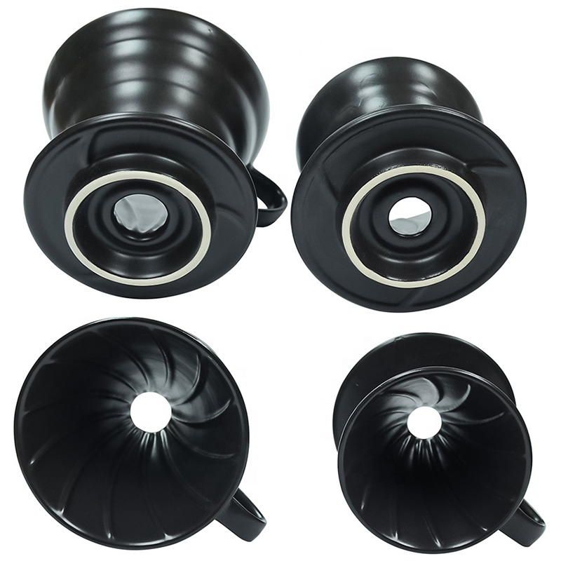 Ceramic coffee dripper 1-2 cup-Single Drip-Cone shape-