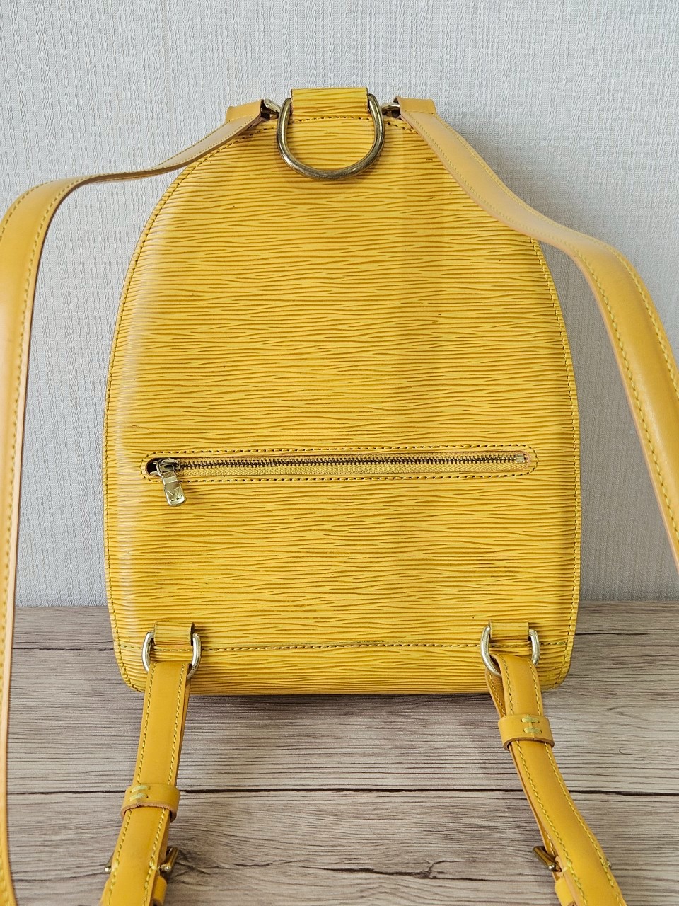 LV Yellow Epi Mabillon Backpack