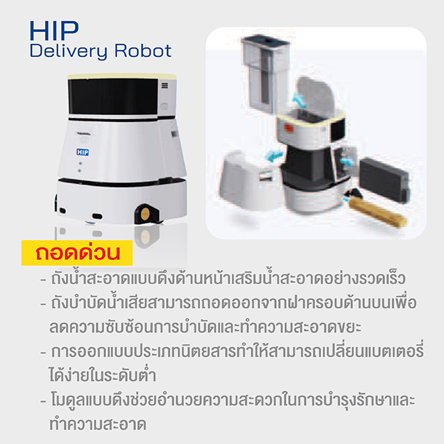 หุ่นยนต์ทำความสะอาด HIP รุ่น SPR-04