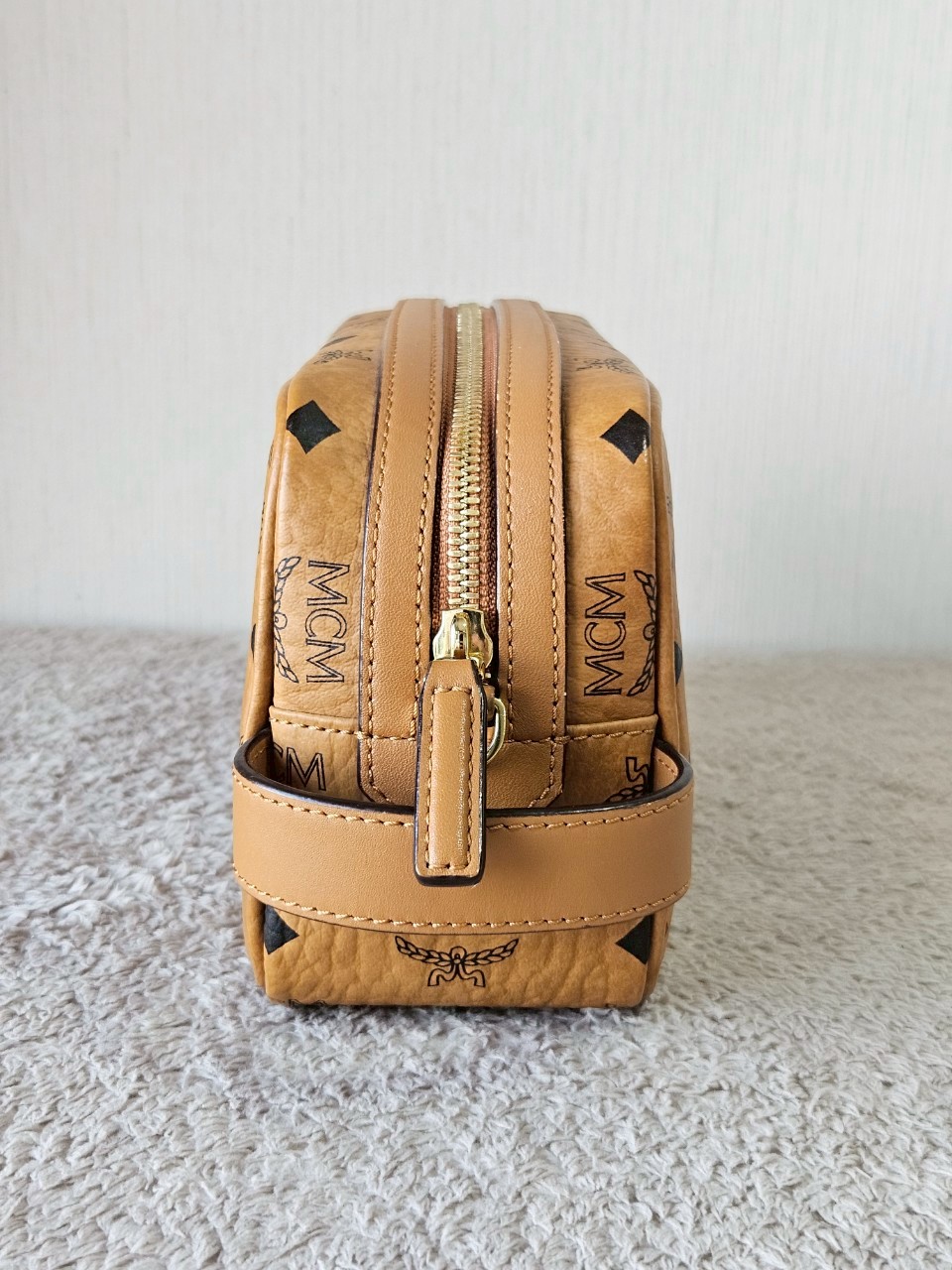 MCM Geo Laurel Wash Bag