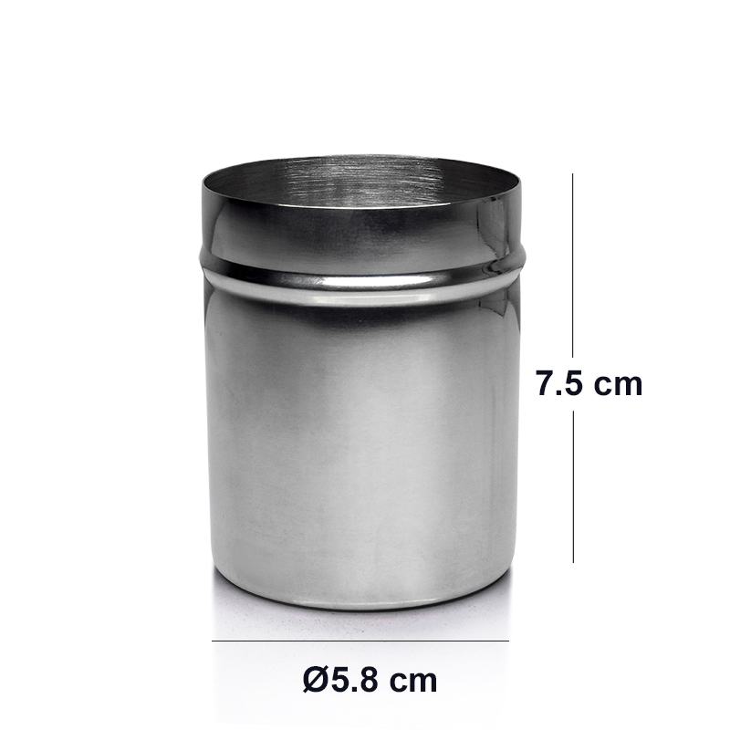 โถโดสสแตนเลส 58 mm. กระบอกรองกาแฟบดจากเครื่องบด