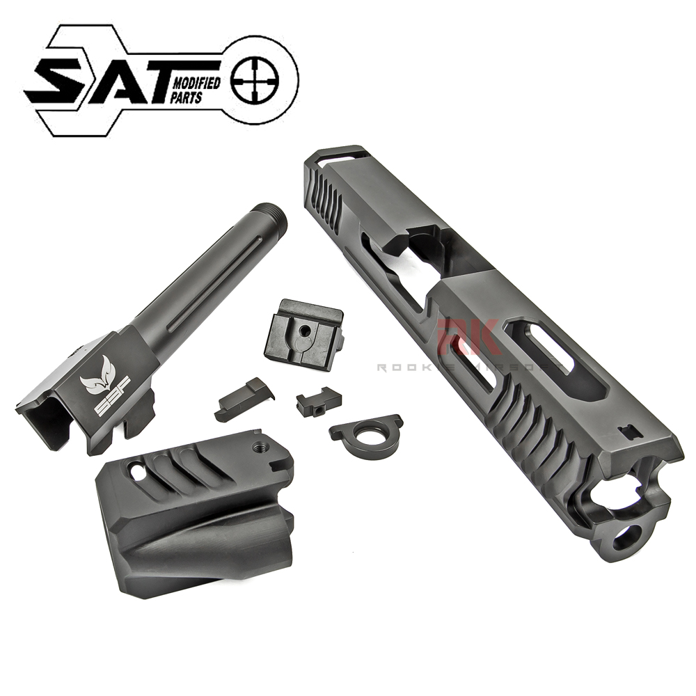 SAT LOKI Tactical Slide Kit for Marui G17 Gen3 (Black)