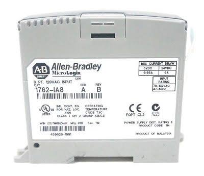 Allen-Bradley 1762-IA8 MicroLogix 8-Point 120V AC Input Module