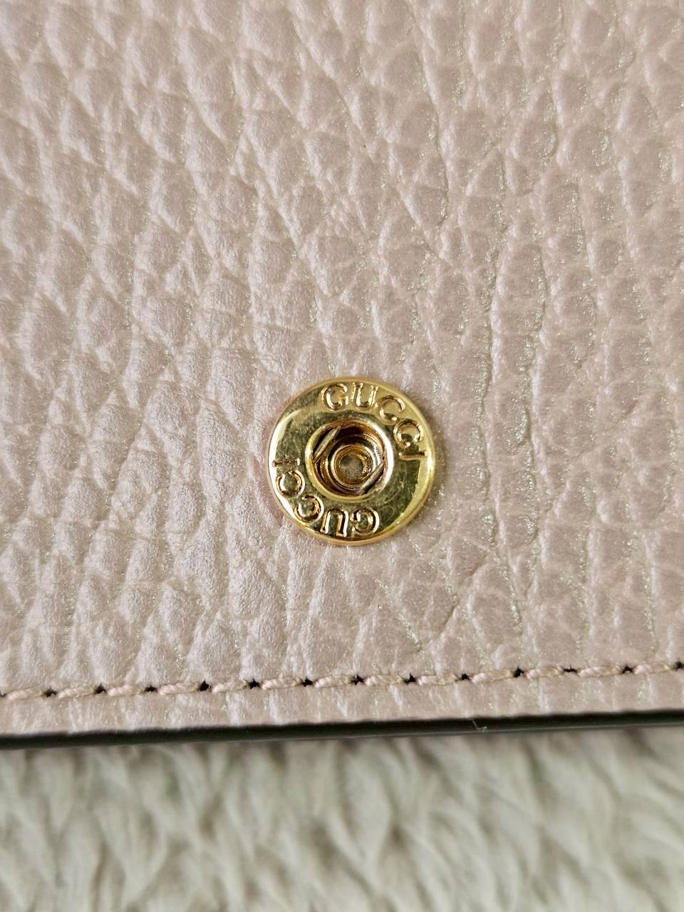 Gucci GG Marmont Bi Color Card Case Wallet