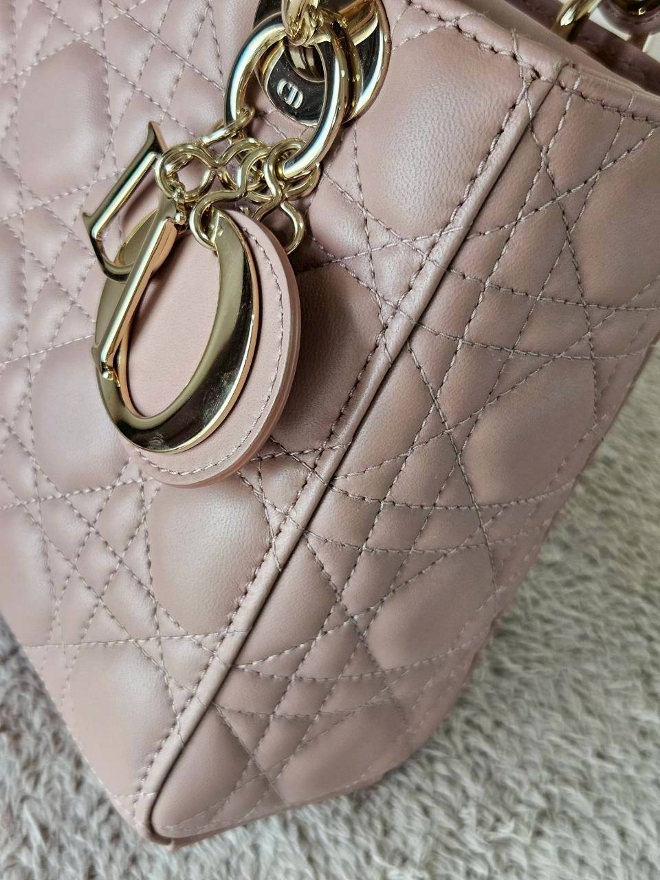 Lady Dior Small Beige