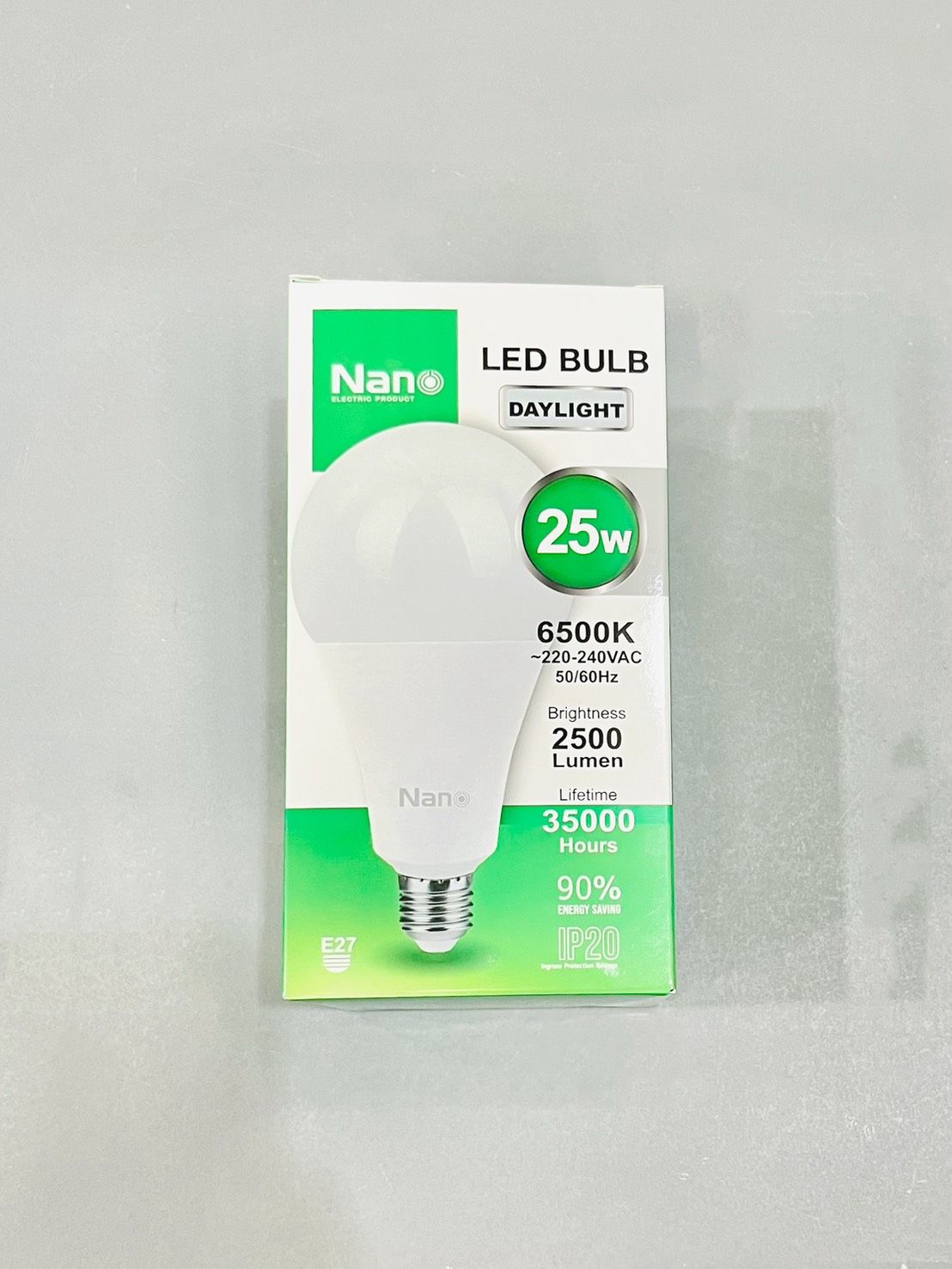 หลอด LED Bulb 25w แสงขาว Nano