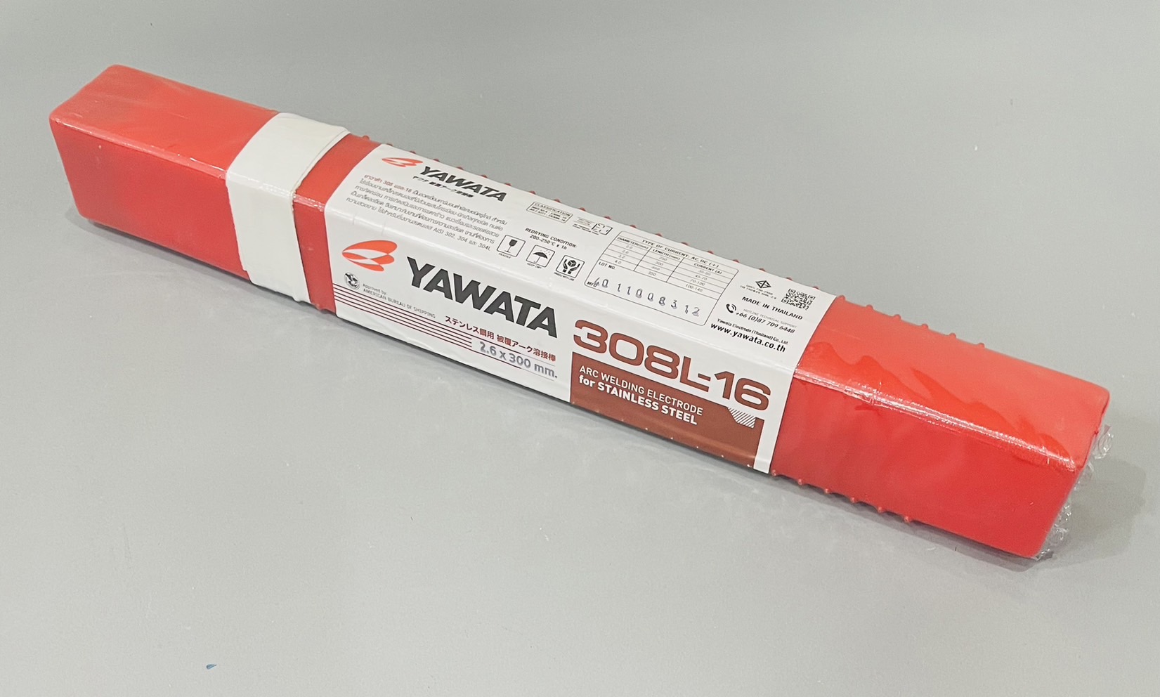 ลวดเชื่อมสแตนเลส ยาวาต้า 308L-16 2.6มิล (เส้นละ)