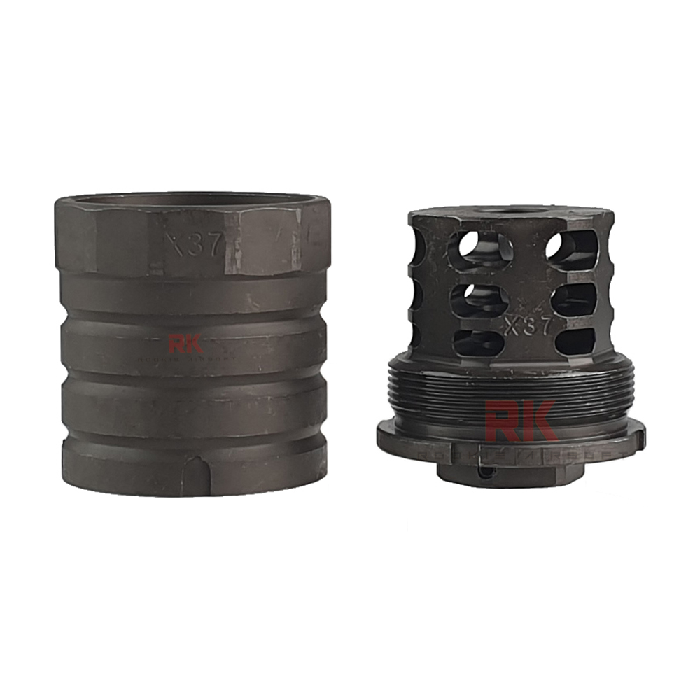 5KU 360 X37 Muzzle Brake with Blast Shield 14mm CCW (5KU-337)