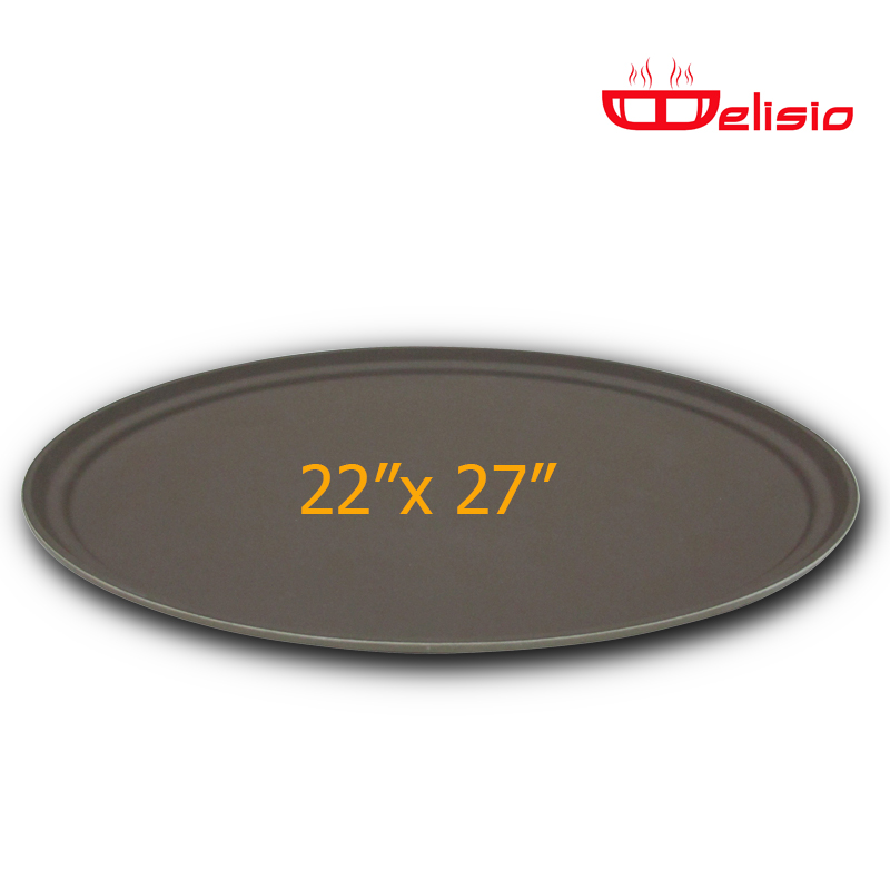 ถาดเสิร์ฟไฟเบอร์วงรี Delisio ขนาด 22x27 นิ้ว 1603-068