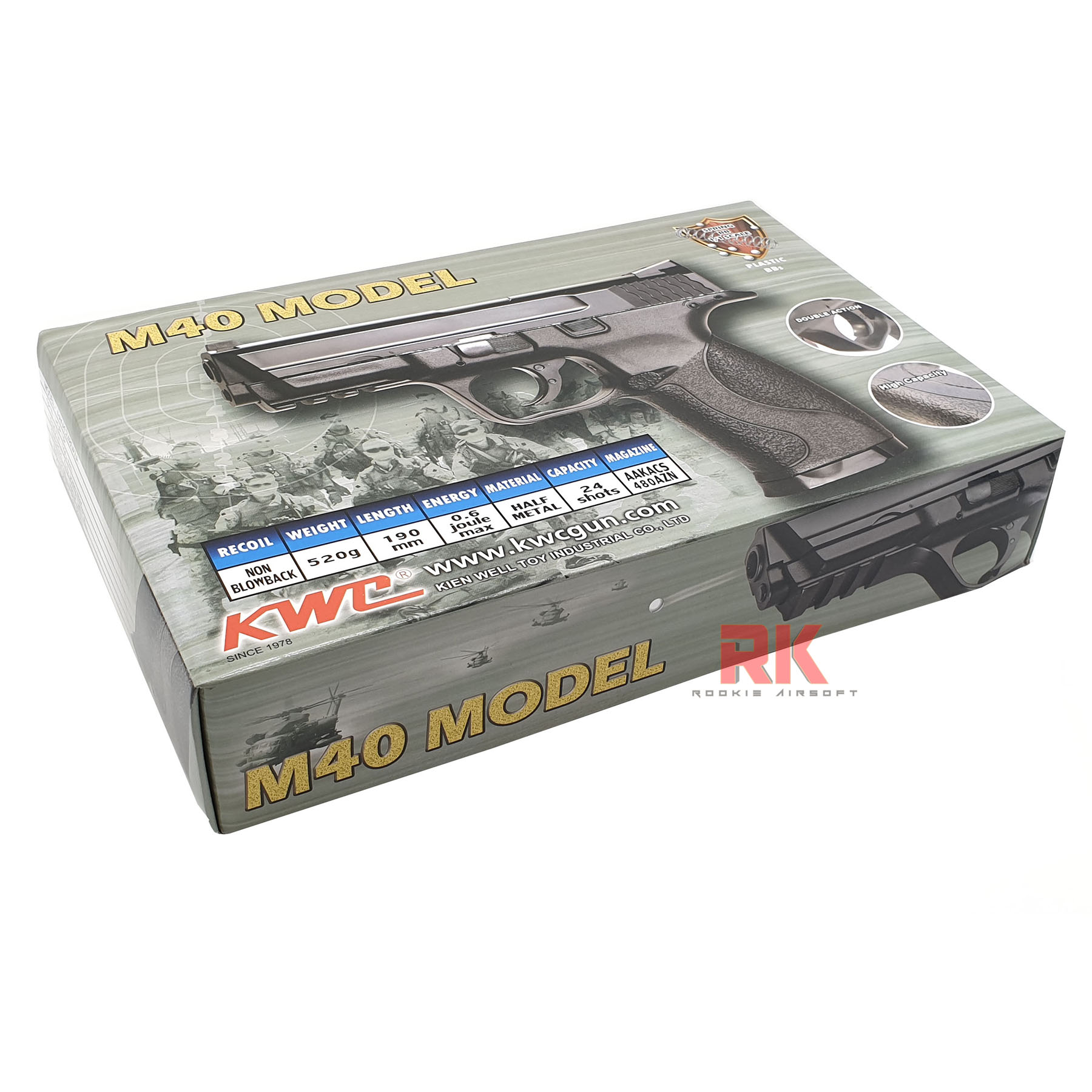 KWC S&W M40 - Spring Action