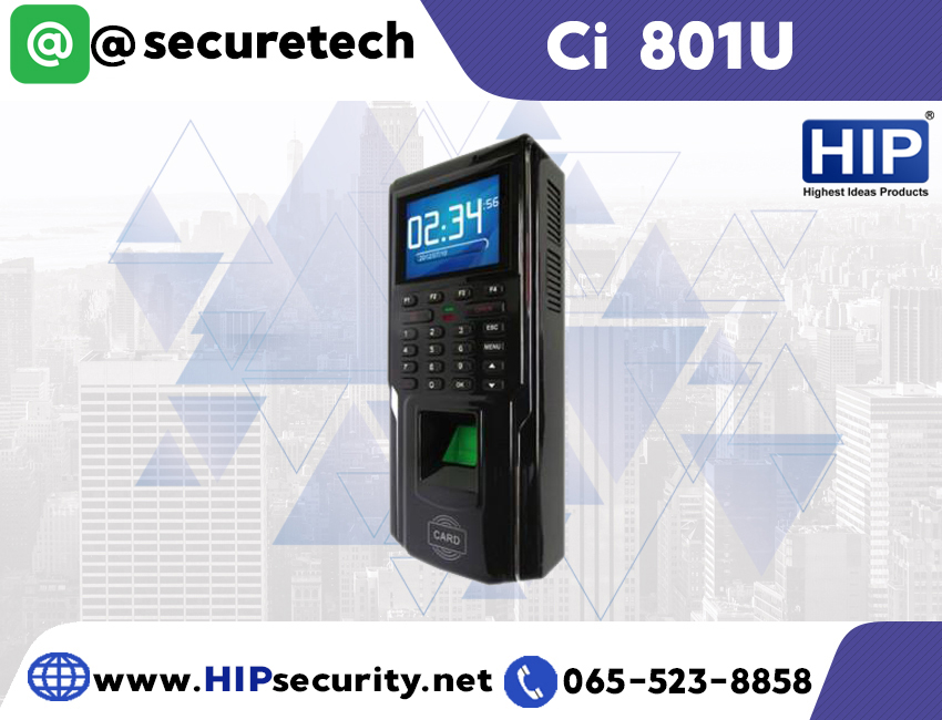 เครื่องสแกนลายนิ้วมือ HIP Fingprint U & 8 Series รุ่น Ci 801U