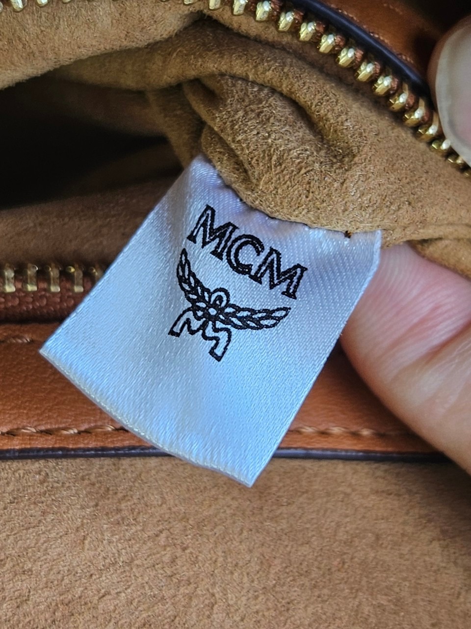 MCM Klassik Leather Crossbody Mini Bag