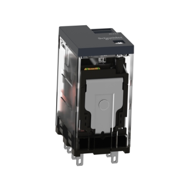 RXM2LB2P7 SCHNEIDER Miniature plug in relay, Harmony, 5A, 2CO, with LED, 230V AC