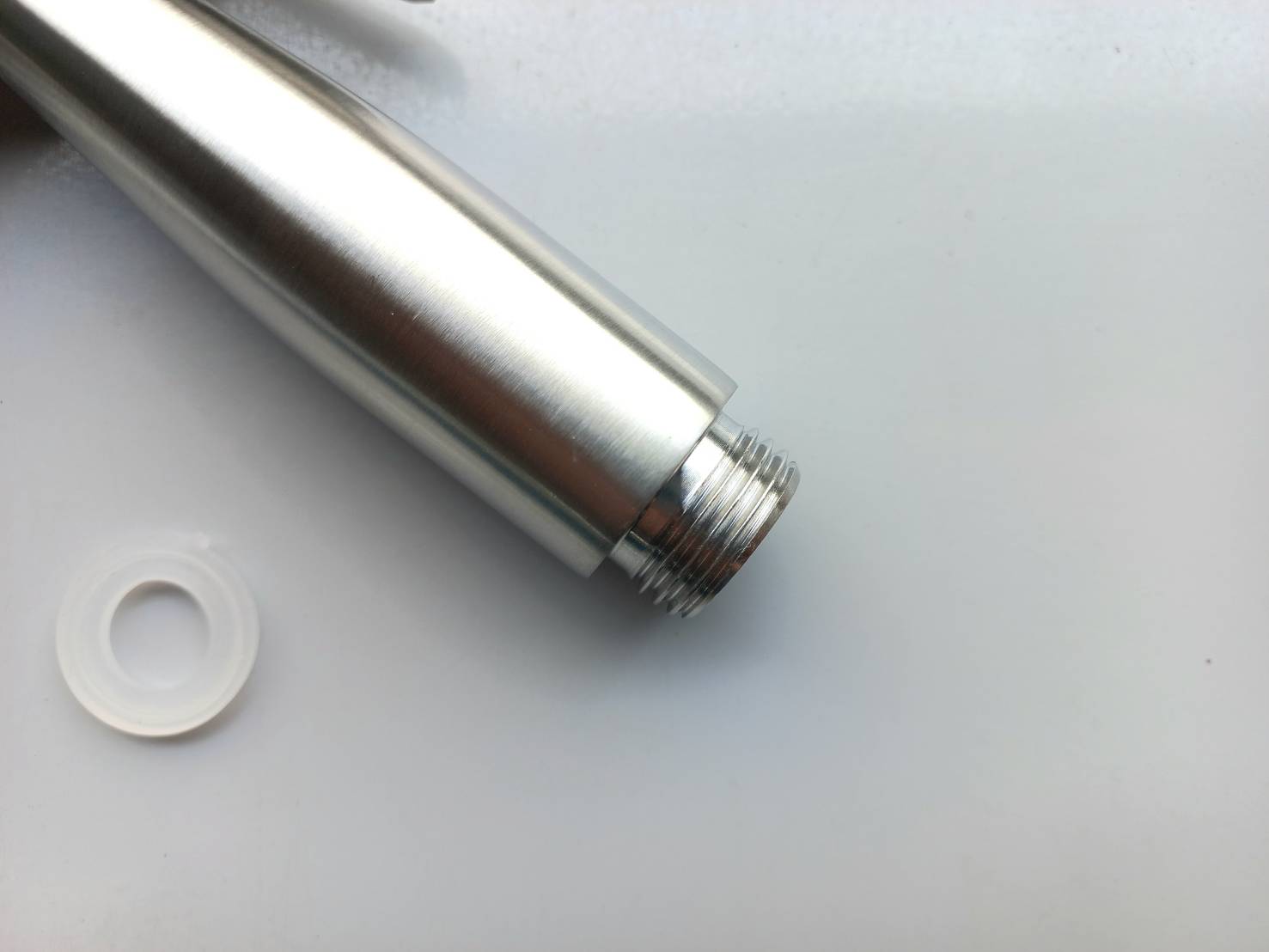 สายฉีดชำระ (เฉพาะหัว) สแตนเลส BS01SS สีเงิน