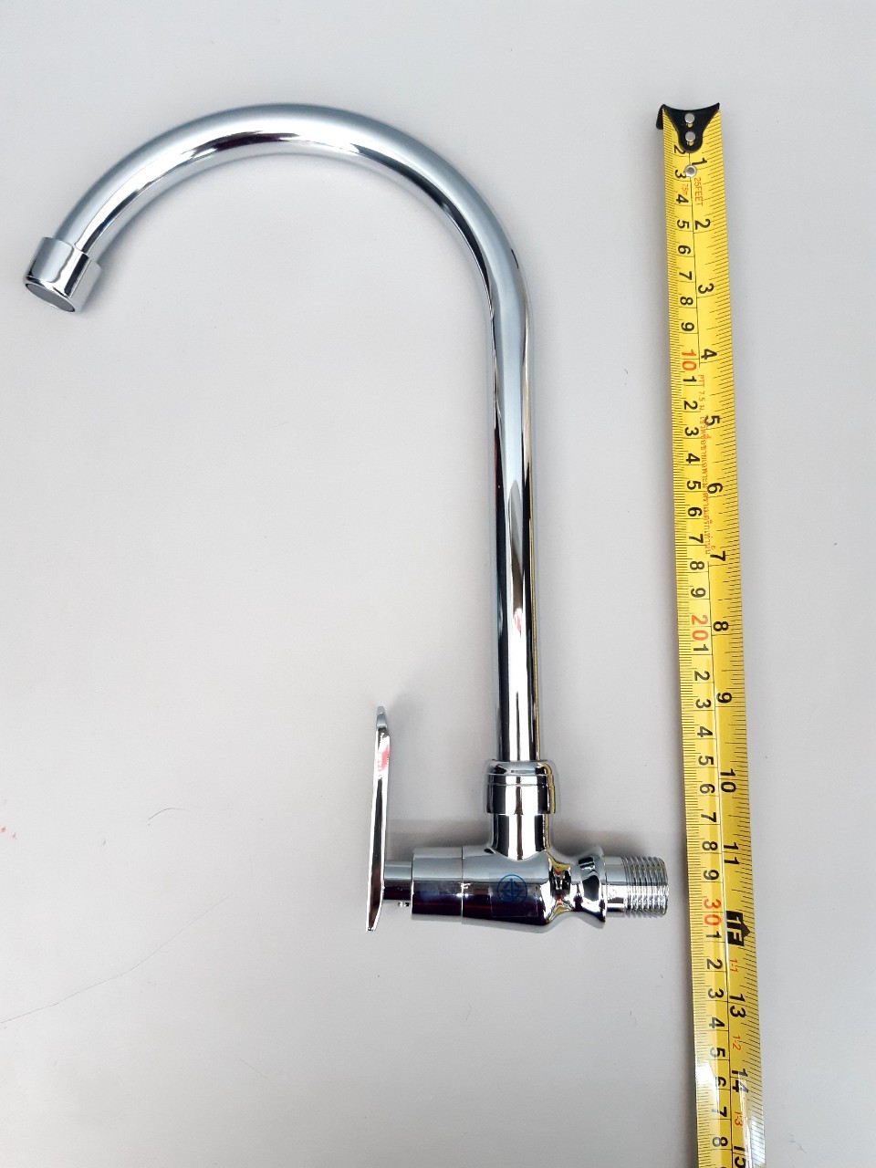 ก็อกอัดแผงซิงค์ติดผนังไม้ไอติม งวงโค้ง SG009