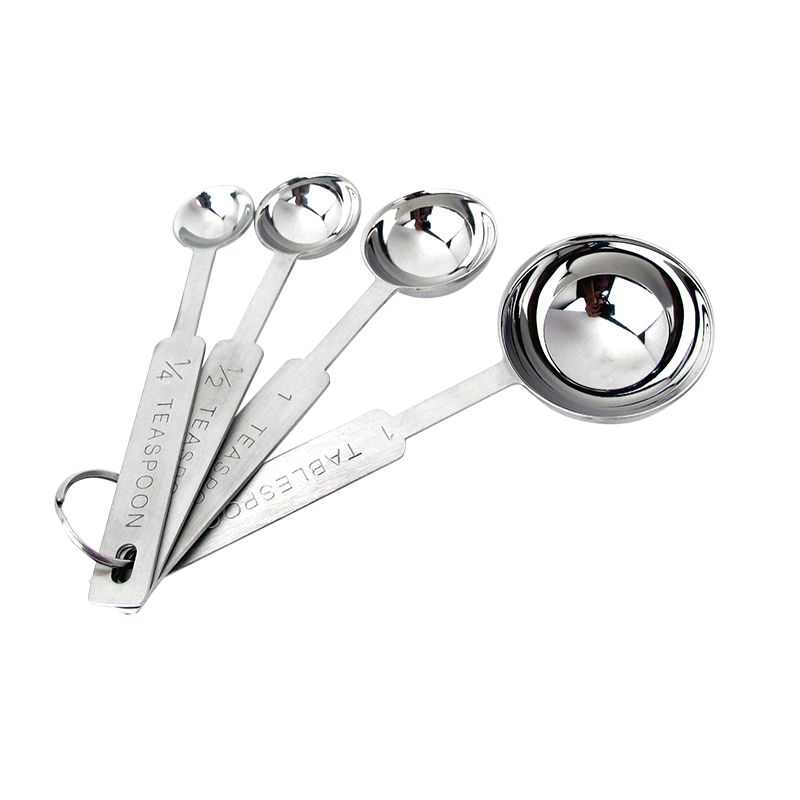 Stainless steel measuring spoon set of 4 1610-098