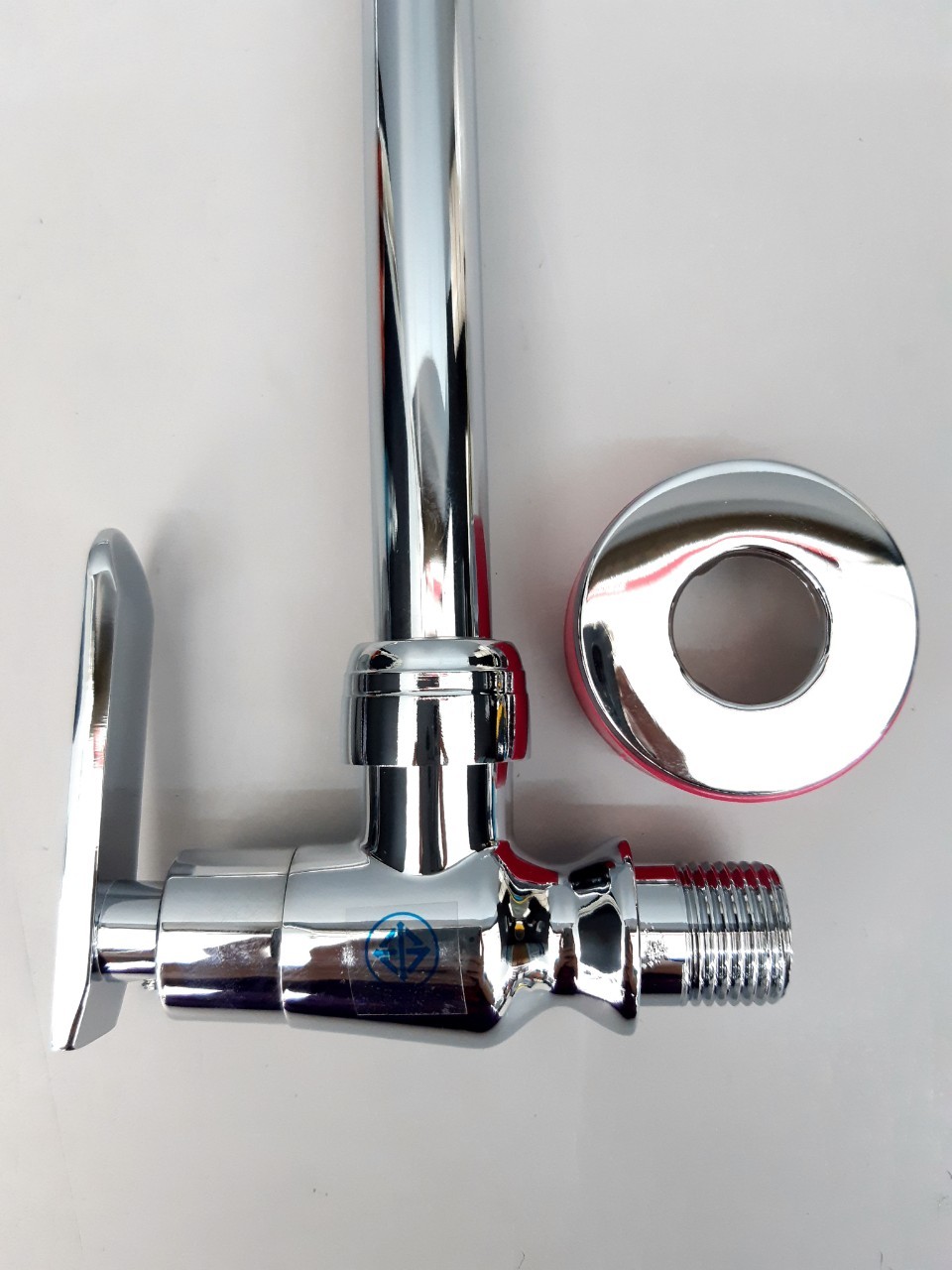 ก็อกอัดแผงซิงค์ติดผนังไม้ไอติม งวงโค้ง SG009