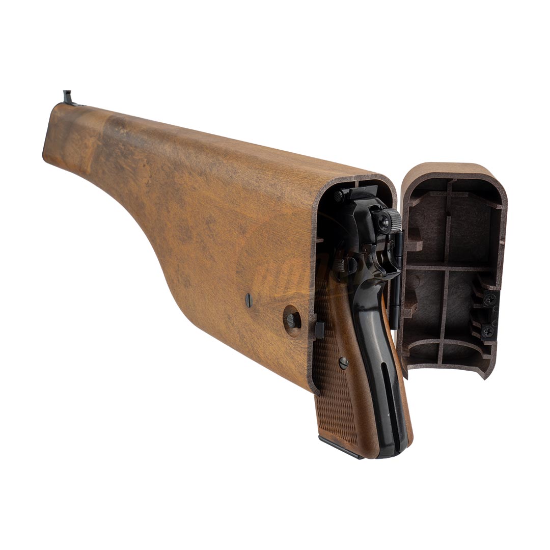 WE New Browning Hi-Power MK1 with Stock (Black)